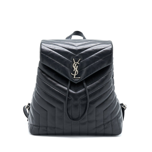 Saint Laurent/YSL Lou Lou Backpack Black SHW