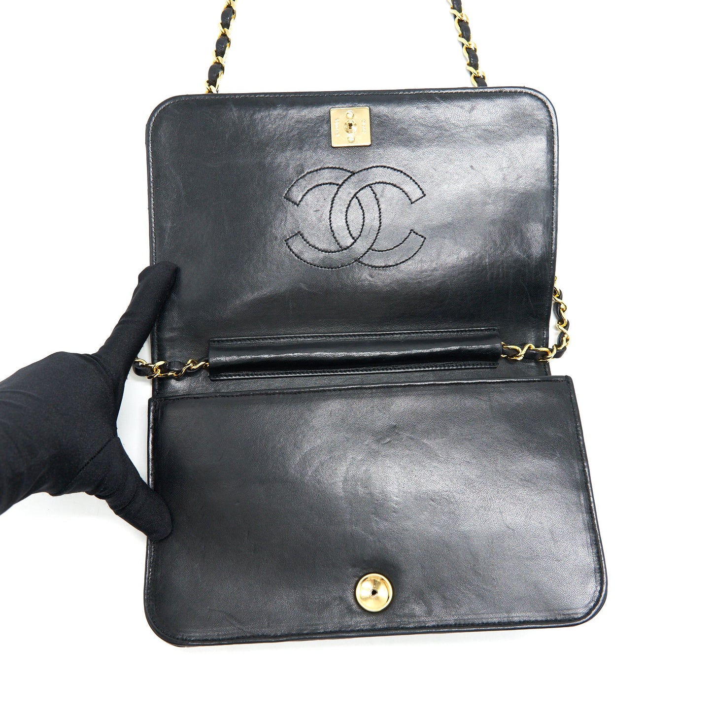Chanel Vintage Quilted Lambskin Flap Shoulder Bag