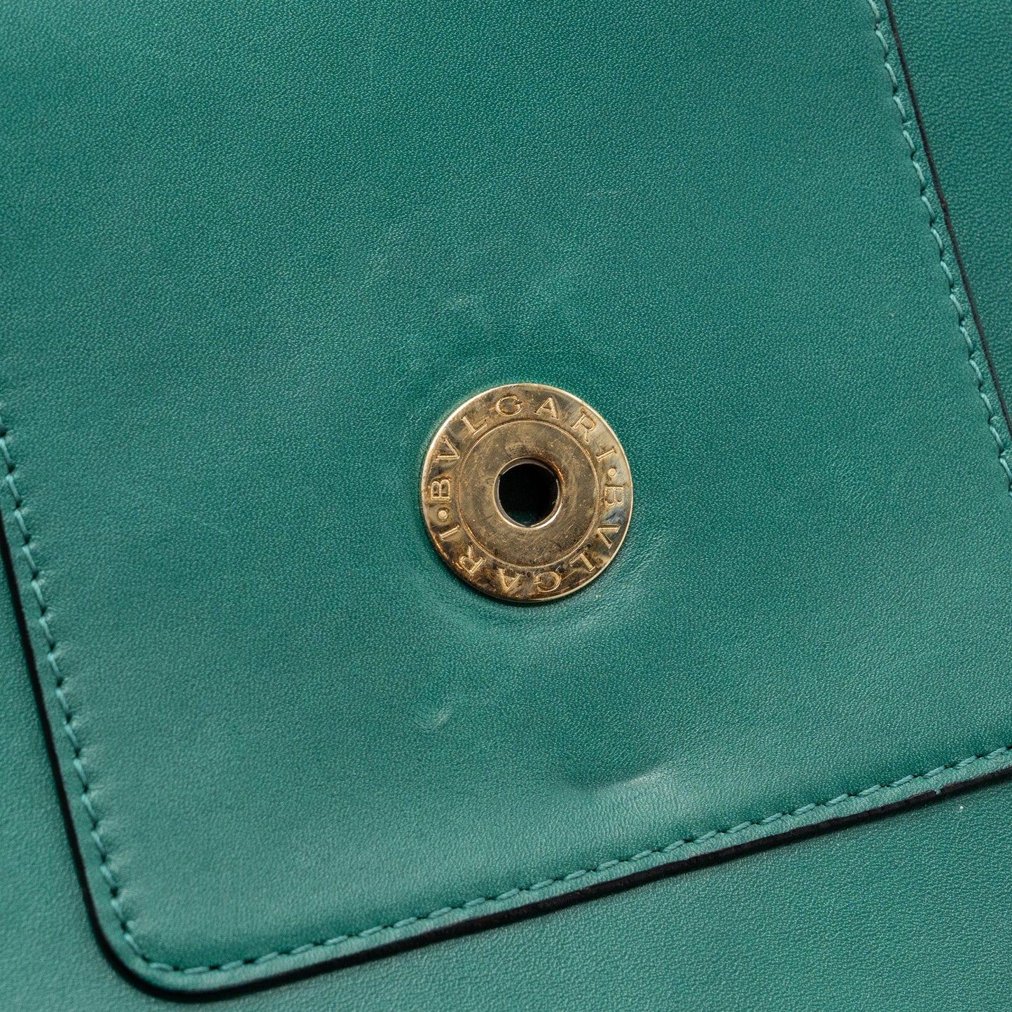 Bvlgari Serpenti Forever Chain Bag Calfskin Green LGHW