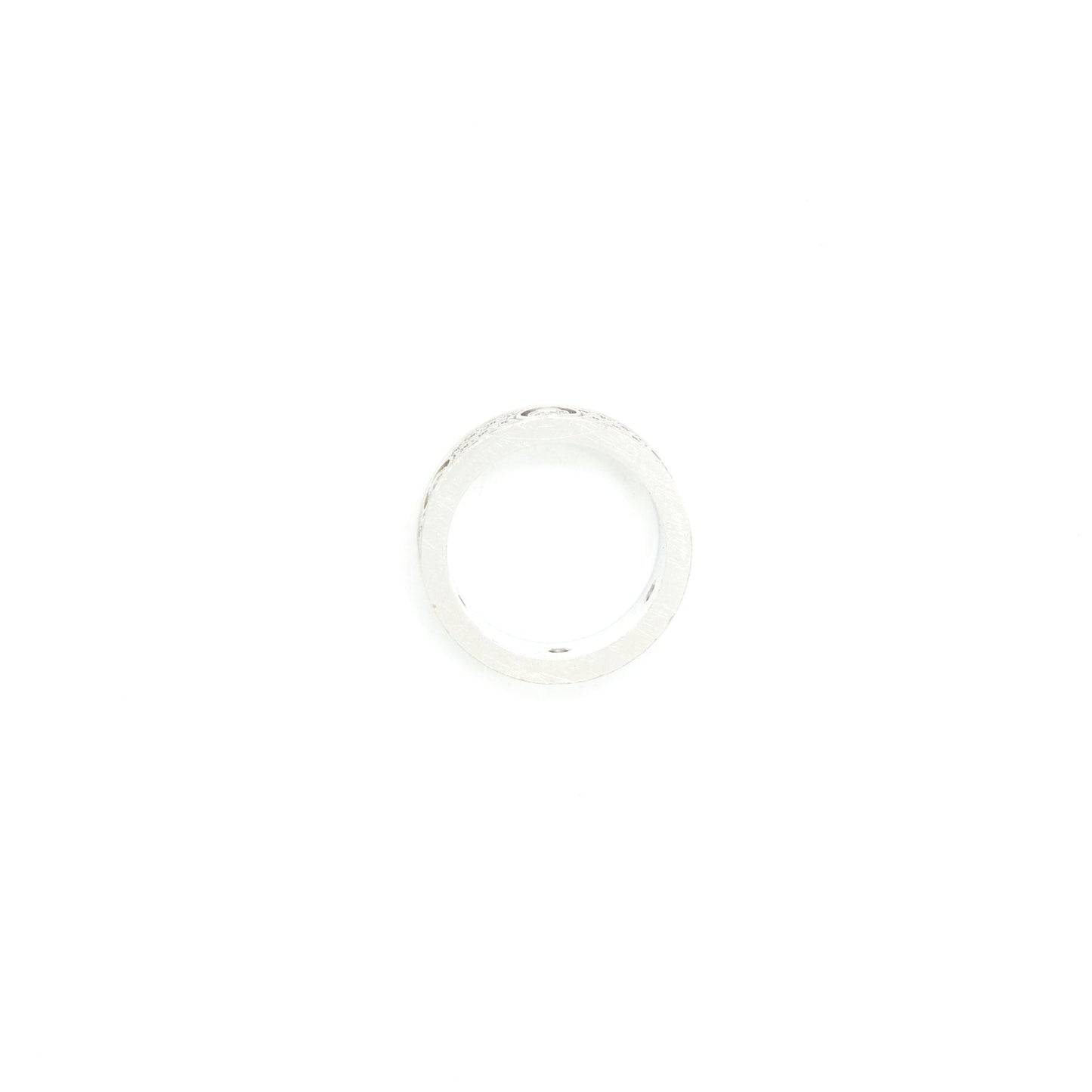 Cartier Love Ring Size 53 Rhodium White Gold Full Diamonds