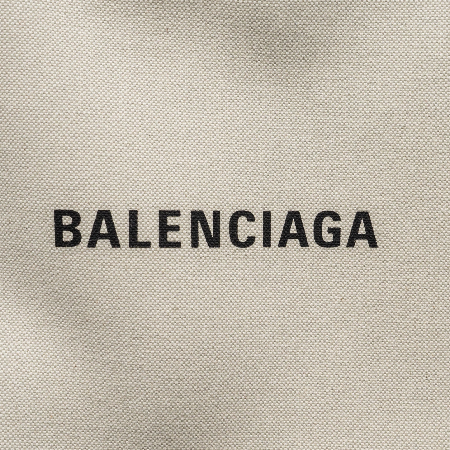 Balenciaga Cabas Tote Bag Canvas/Calfskin Beige/Black SHW