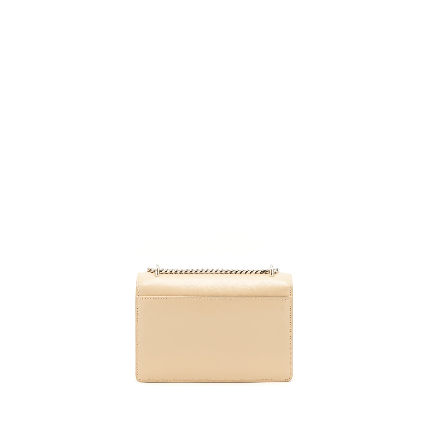 Saint Laurent Mini Sunset Calfskin beige SHW