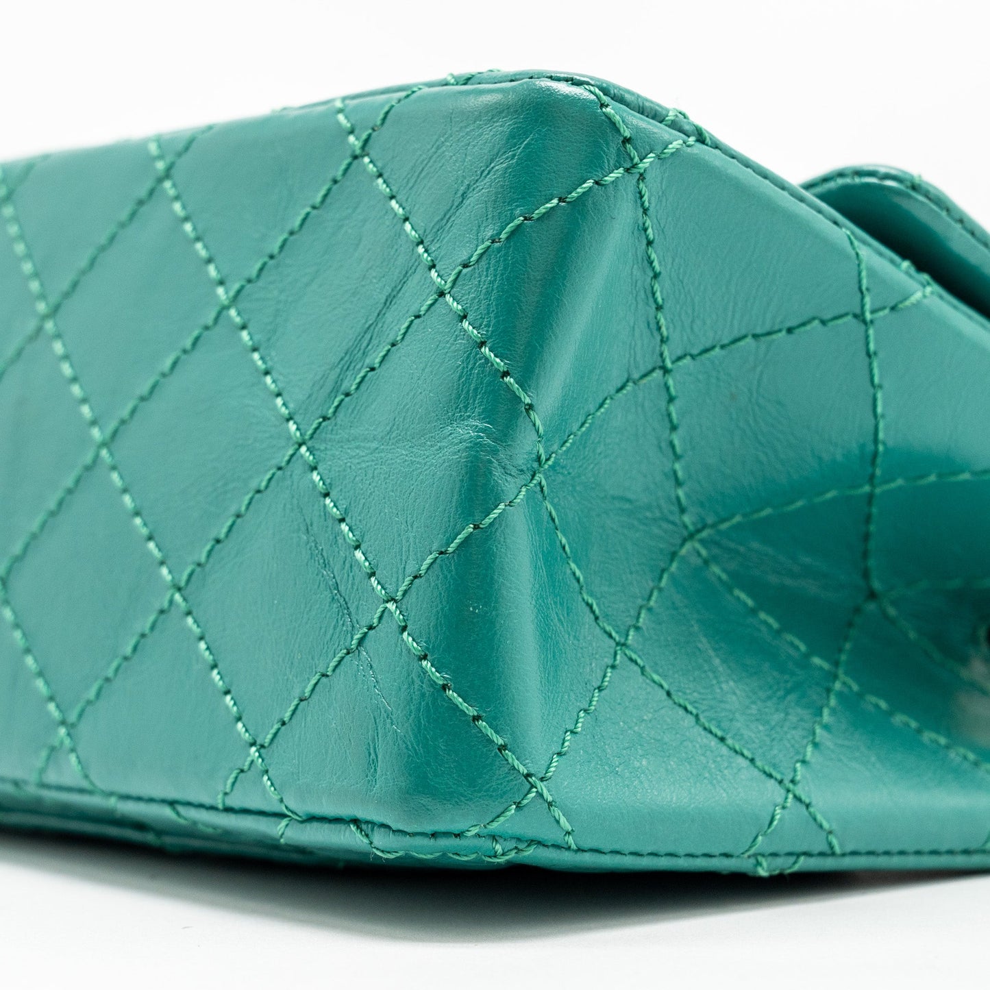 Chanel Mini 2.55 Reissue Flap Bag Calfskin Green GHW
