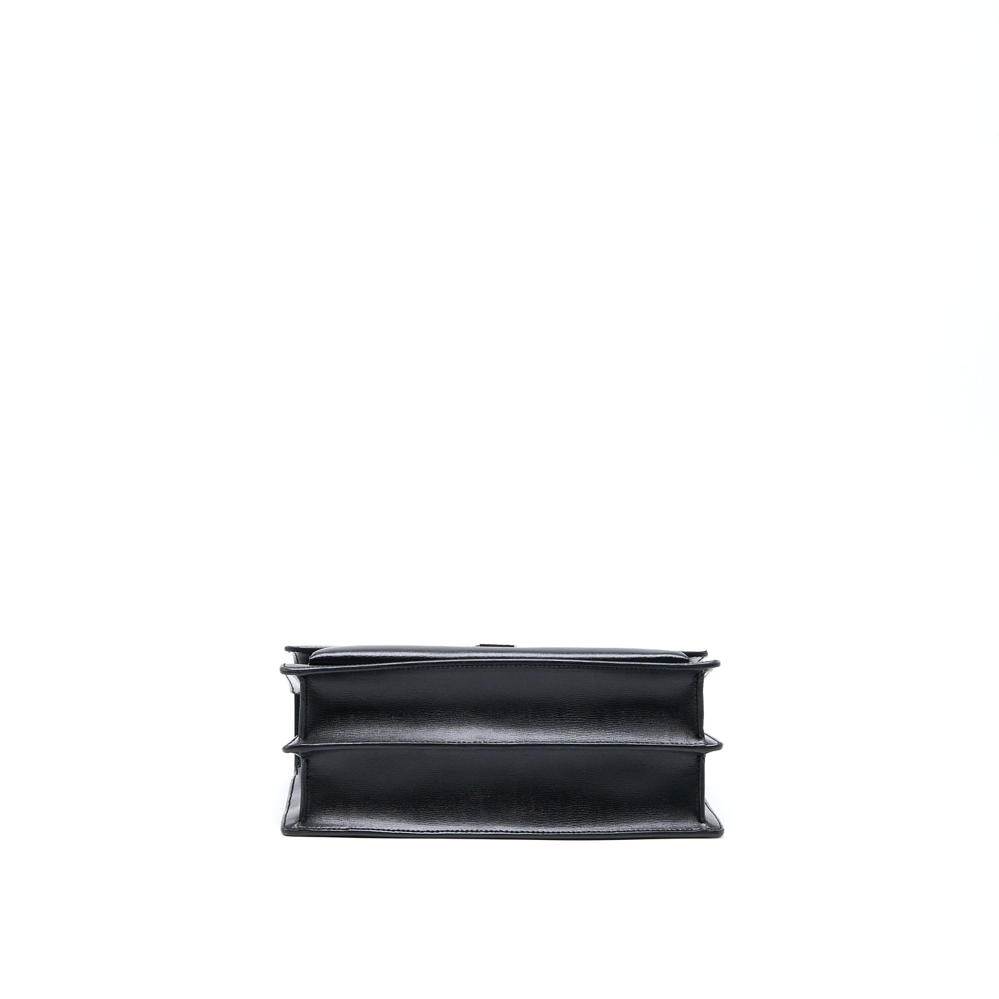 Saint Laurent/YSL Sunset Large Chain Bag Calfskin Black SHW