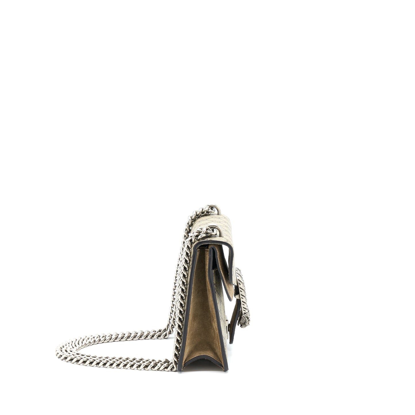 Gucci Mini Dionysus Supreme Suede Crossbody Bag SHW