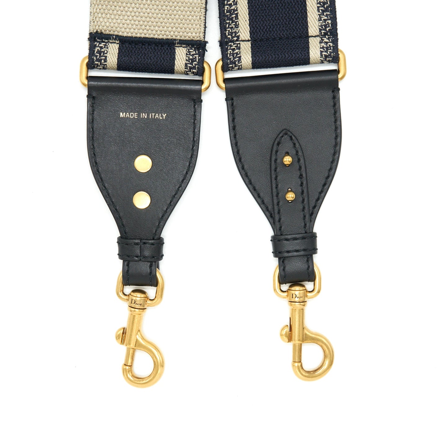 CHRISTIAN Luxury Dior SHOULDER STRAP BLUE