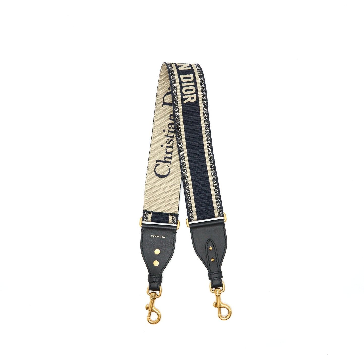 CHRISTIAN Luxury Dior SHOULDER STRAP BLUE