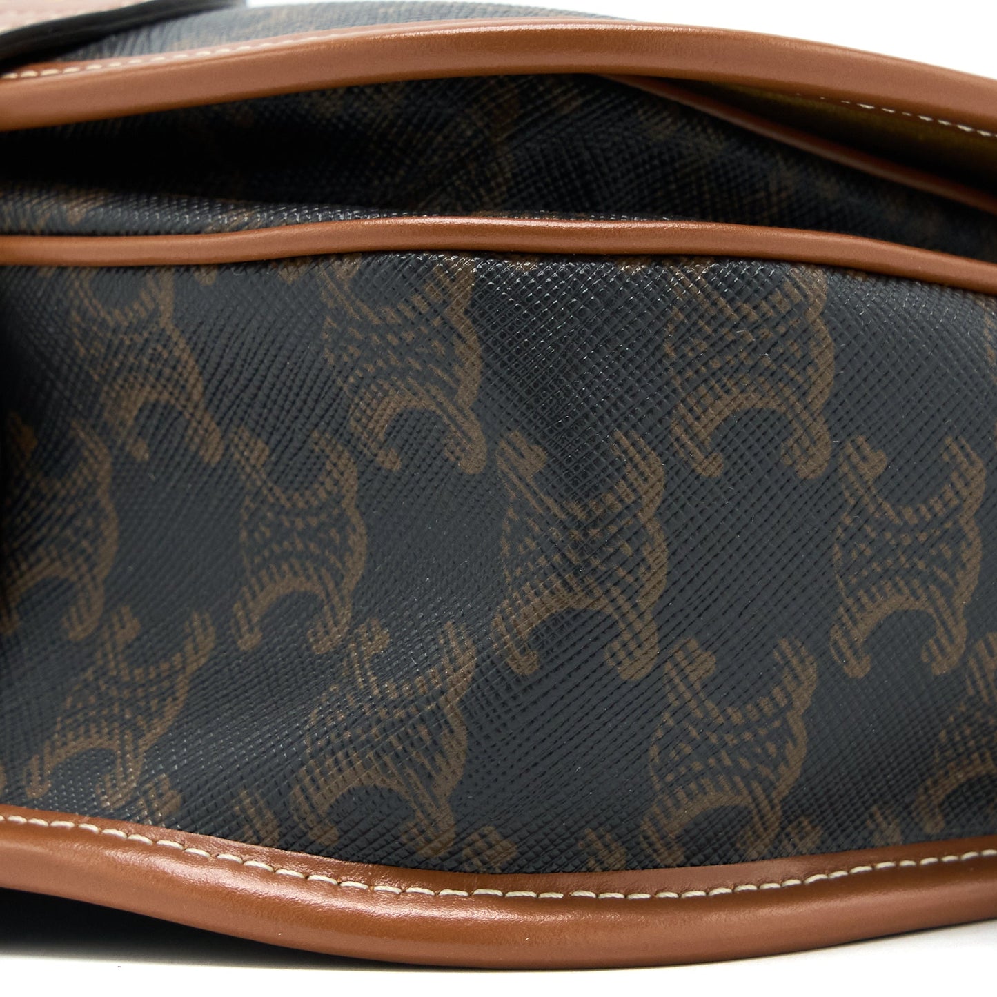 Celine Folco Medium Triomphe Canvas Bag GHW