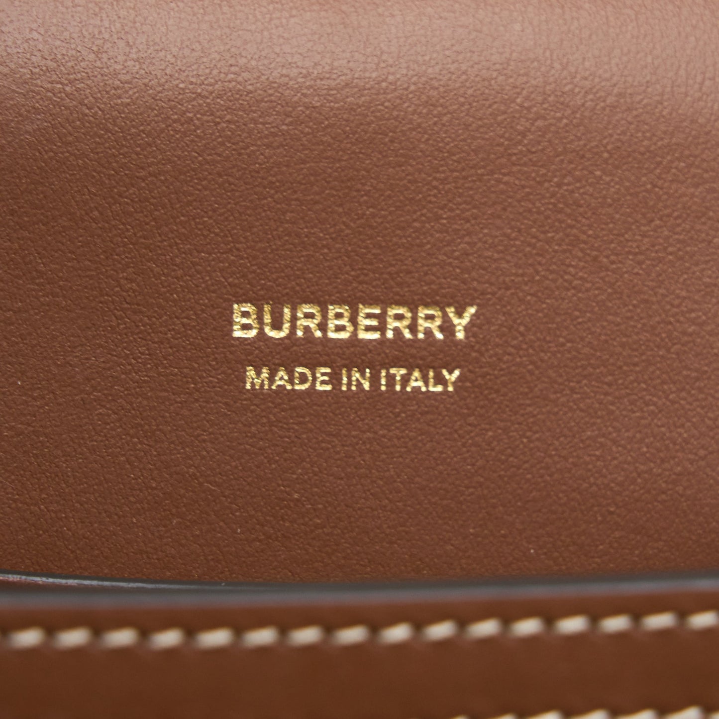 Burberry Robin Bag Monogram Flocked Leather GHW