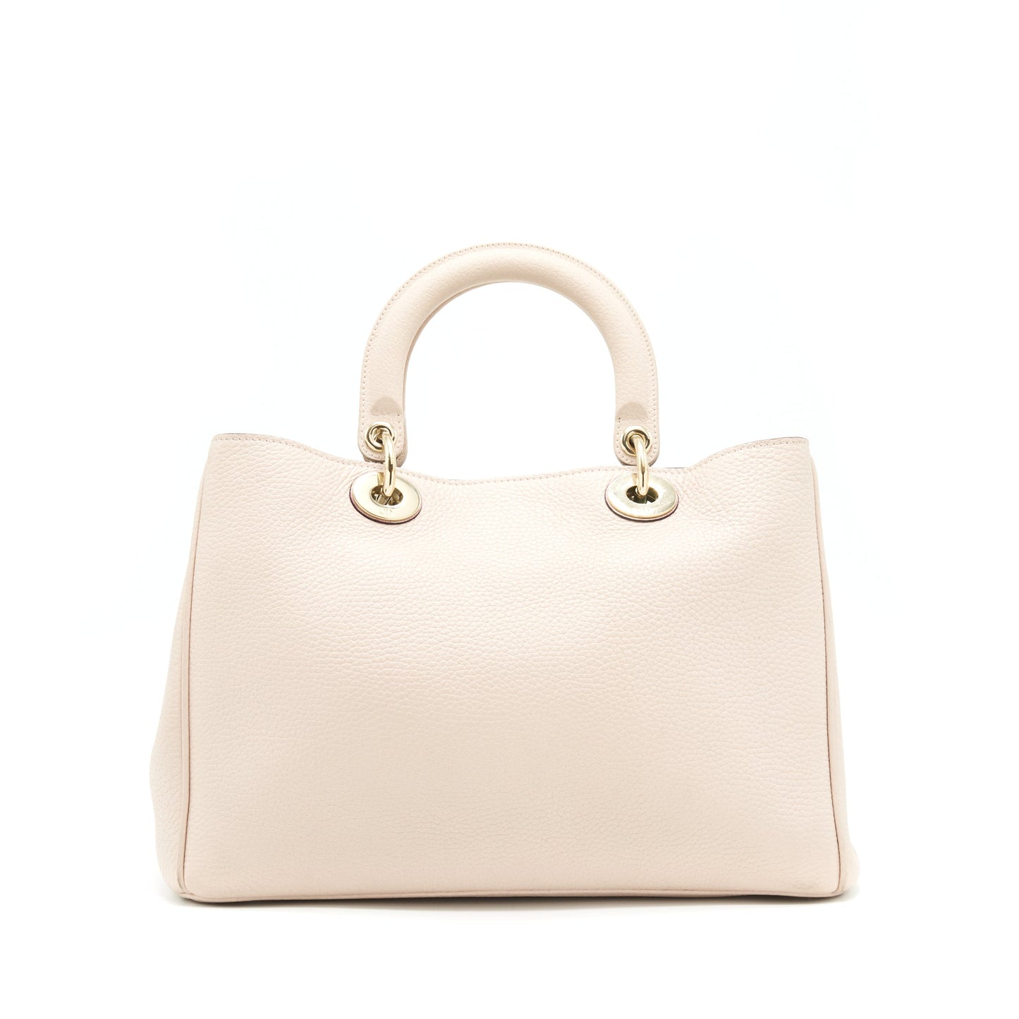 Luxury Dior Vip Luxury Diorissimo Tote Bag Grained Calfskin Beige GHW
