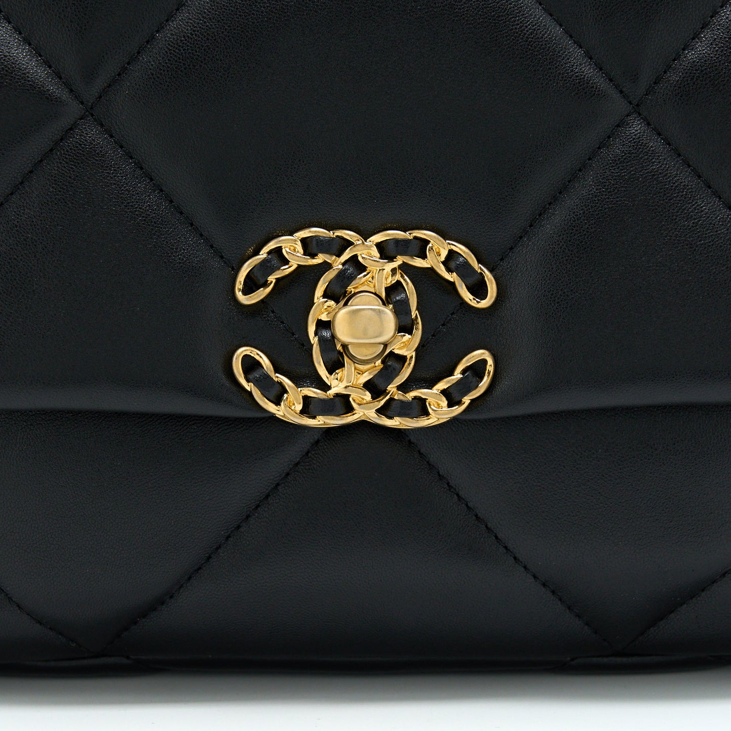 Chanel Small 19 Bag Lambskin Black Multicolour Hardware (Microchip)