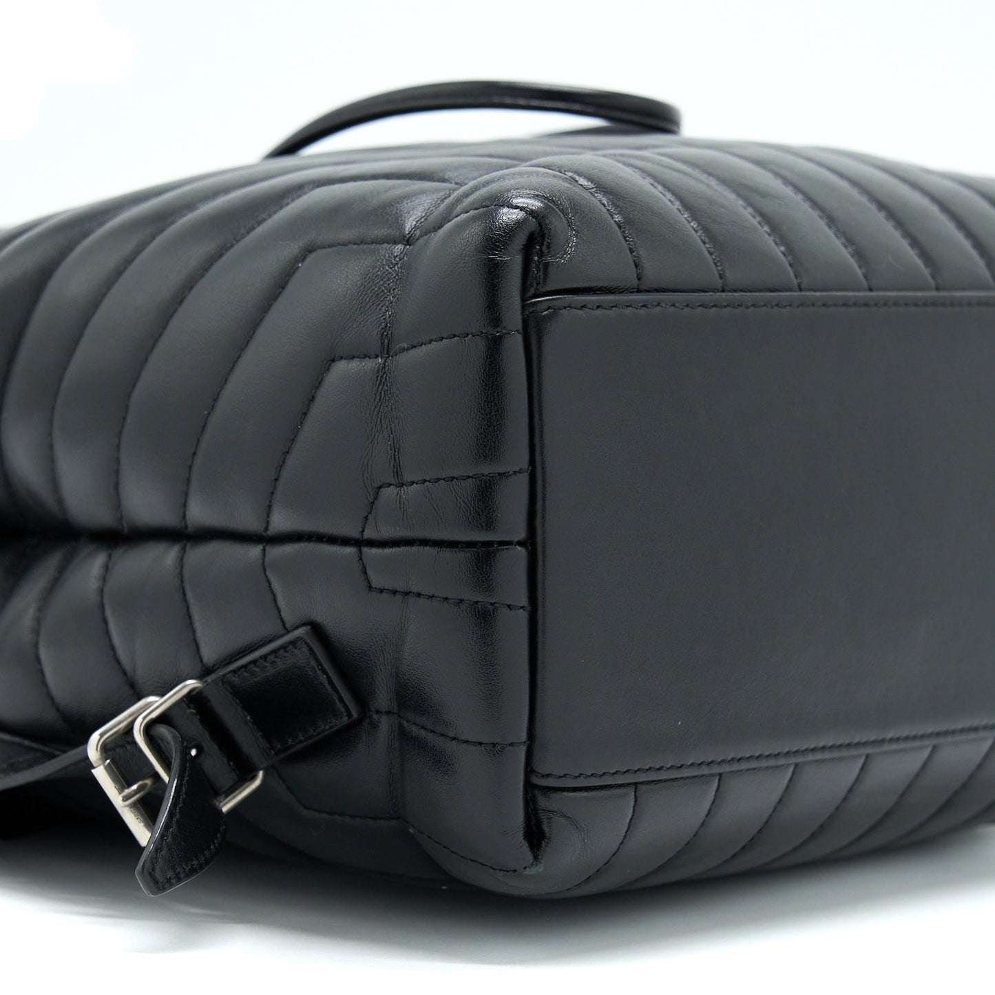 Saint Laurent/YSL Lou Lou Backpack Black SHW