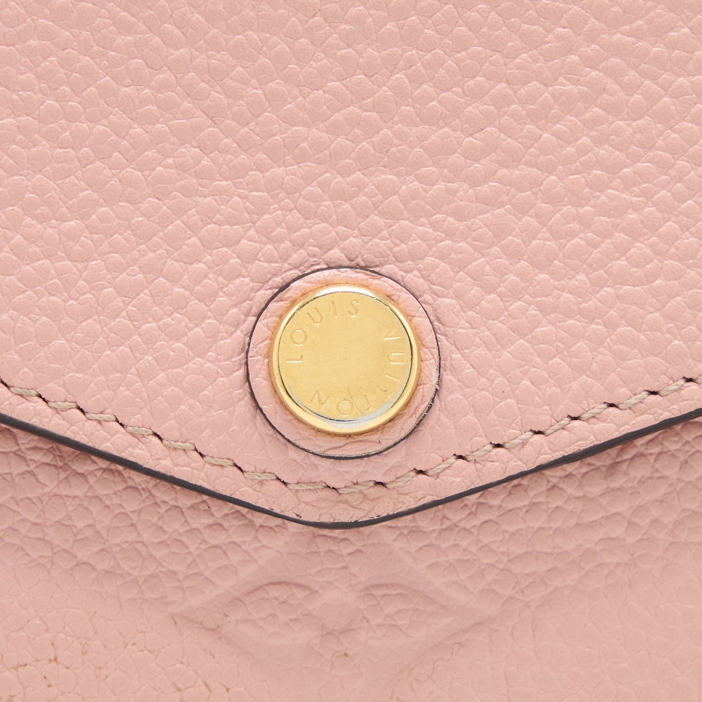 Louis Vuitton Sarah Wallet Monogram Empreinte Light Pink GHW
