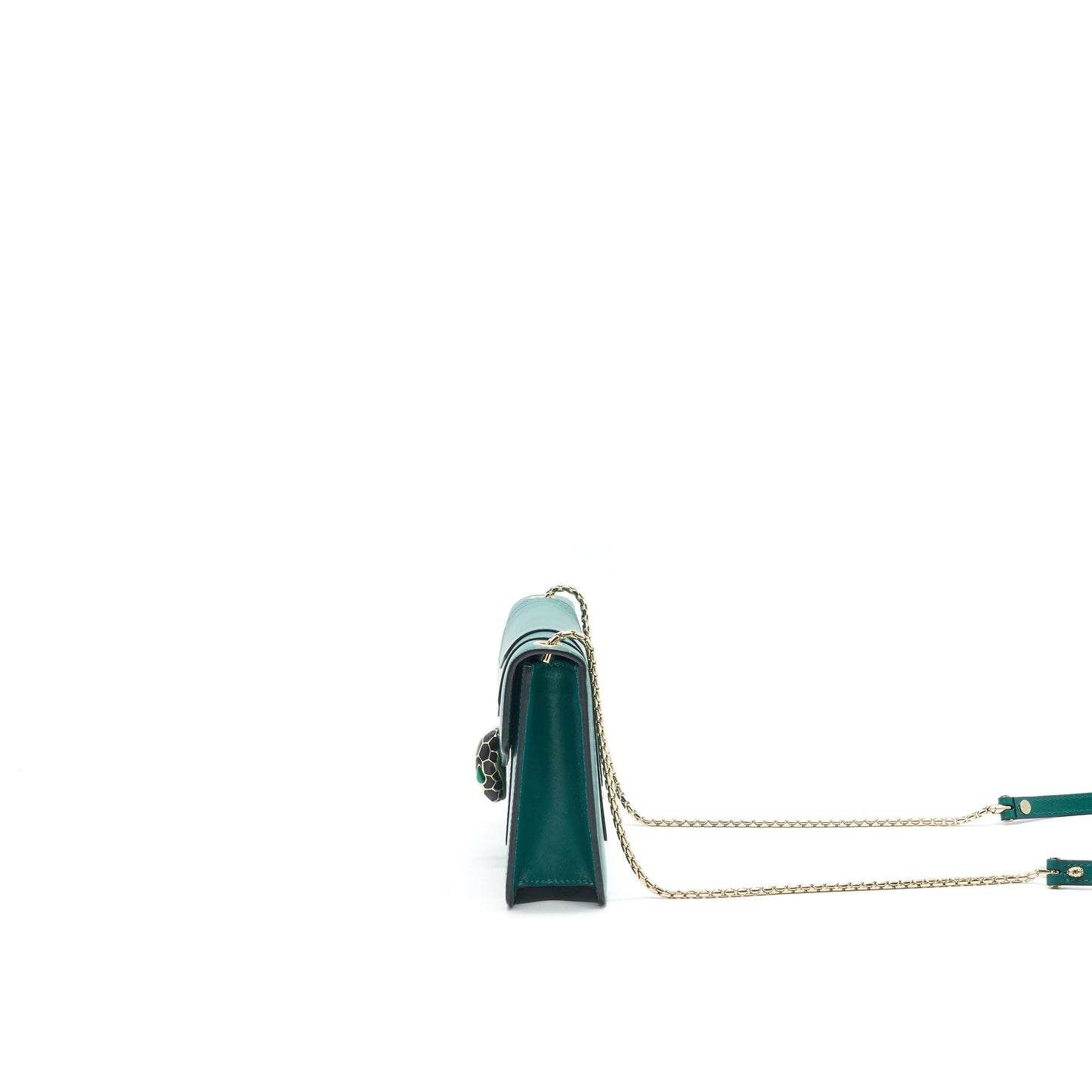 BVLGARI SERPENTI FOREVER Crossbody Bag Green