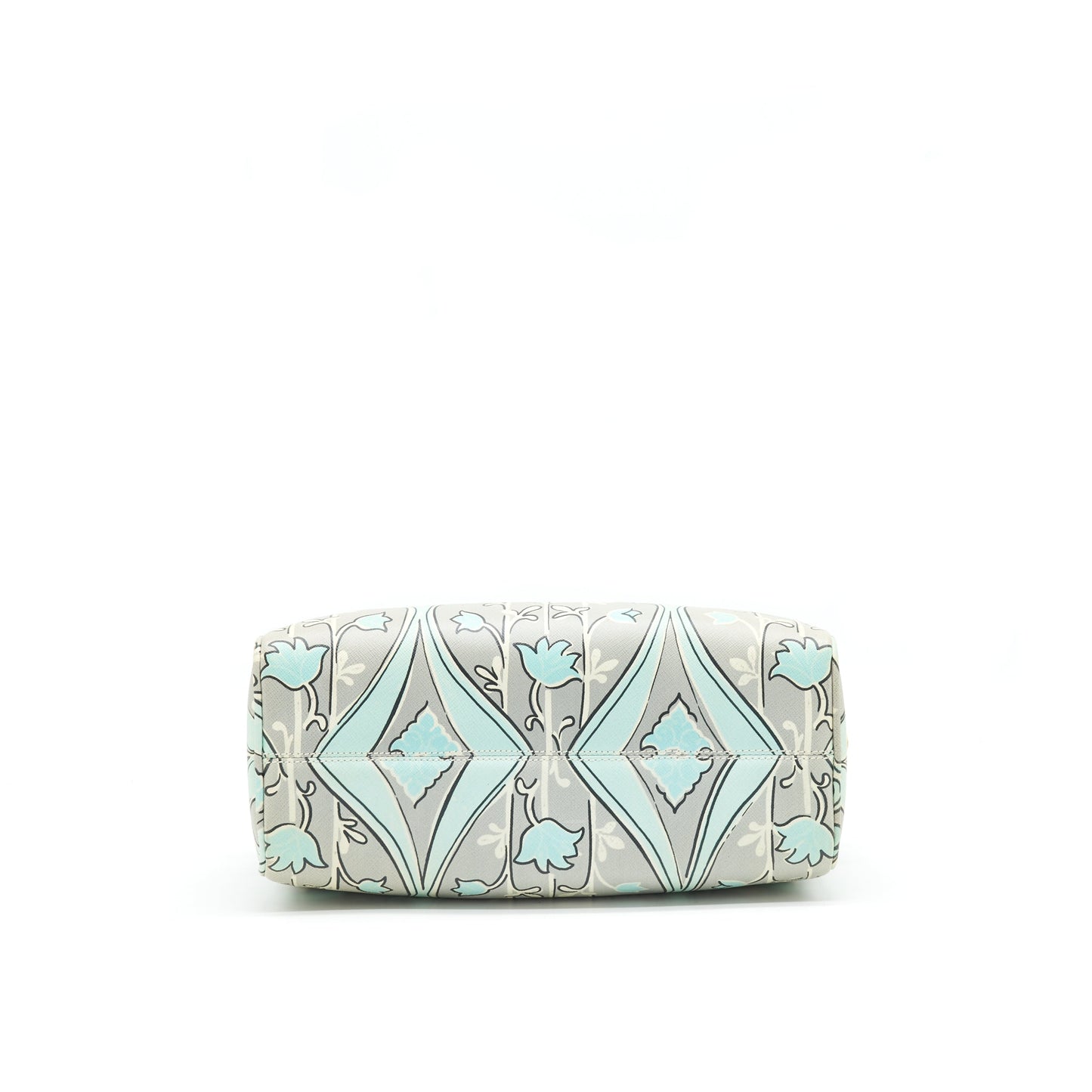 PRADA Print anise Boston Bag