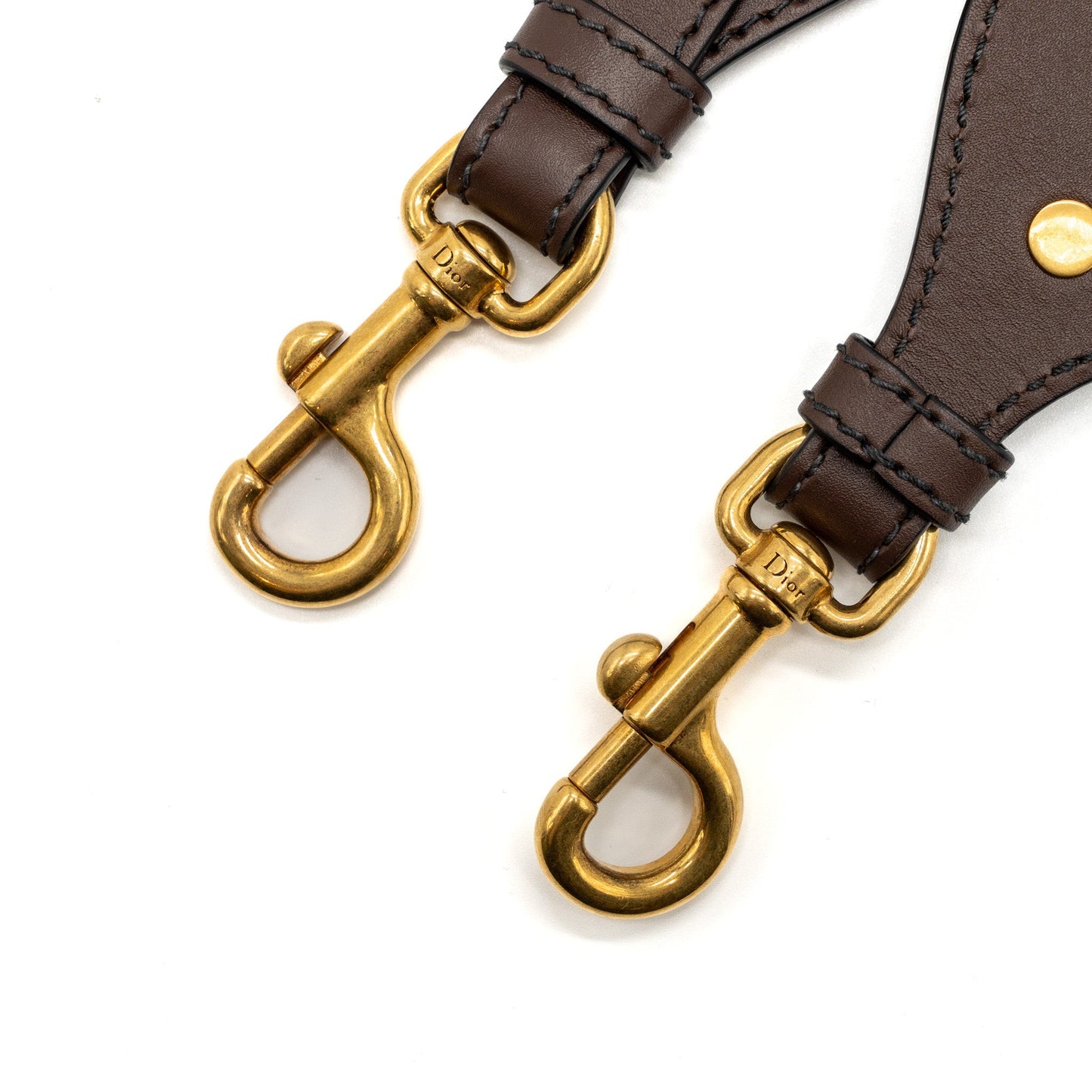 Luxury Dior shoulder strap canvas brown oblique GHW