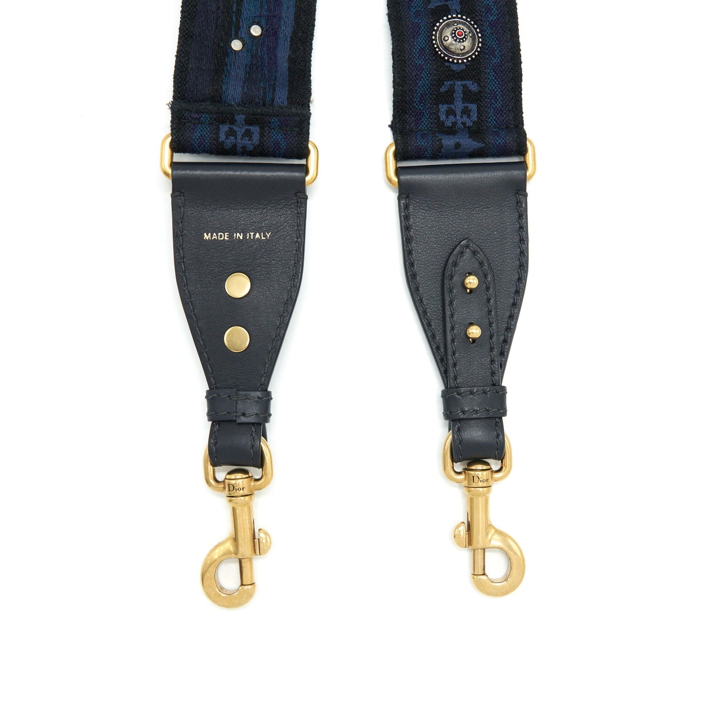 Christian Luxury Dior Shoulder Strap Navy Pattern