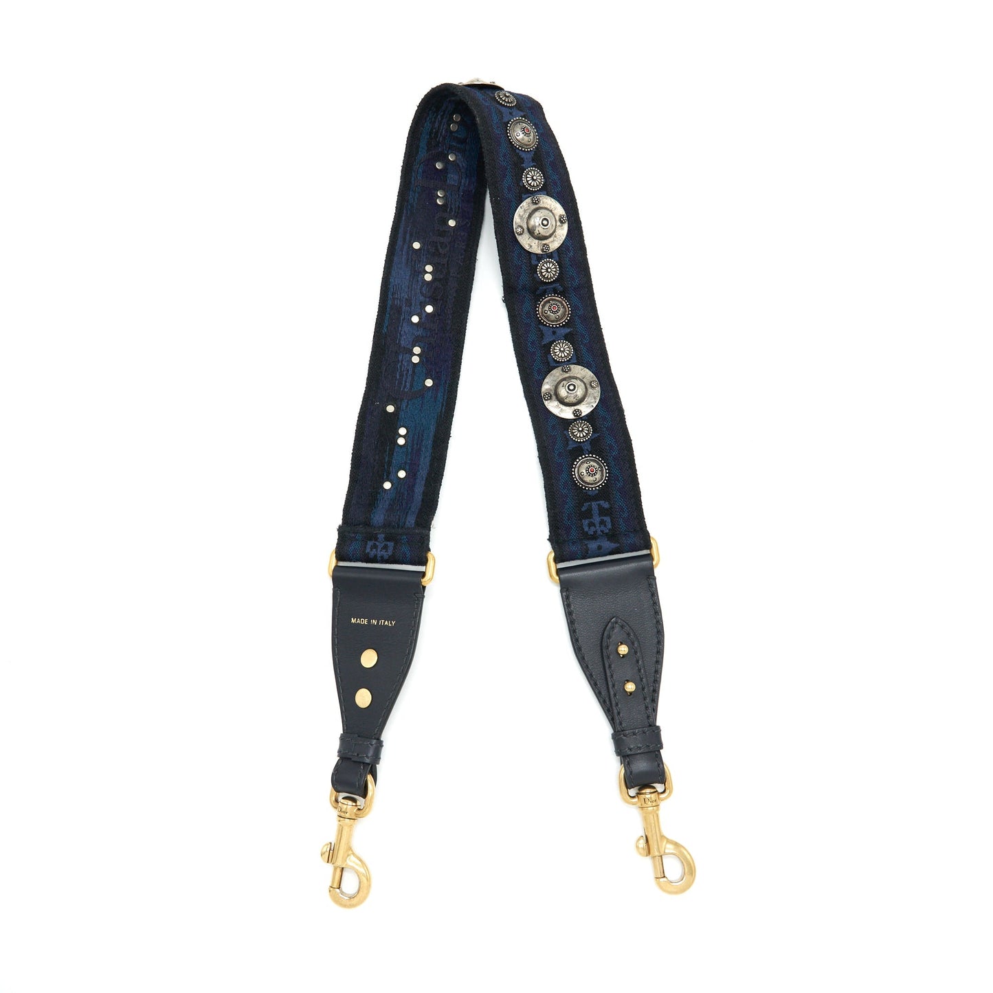 Christian Luxury Dior Shoulder Strap Navy Pattern