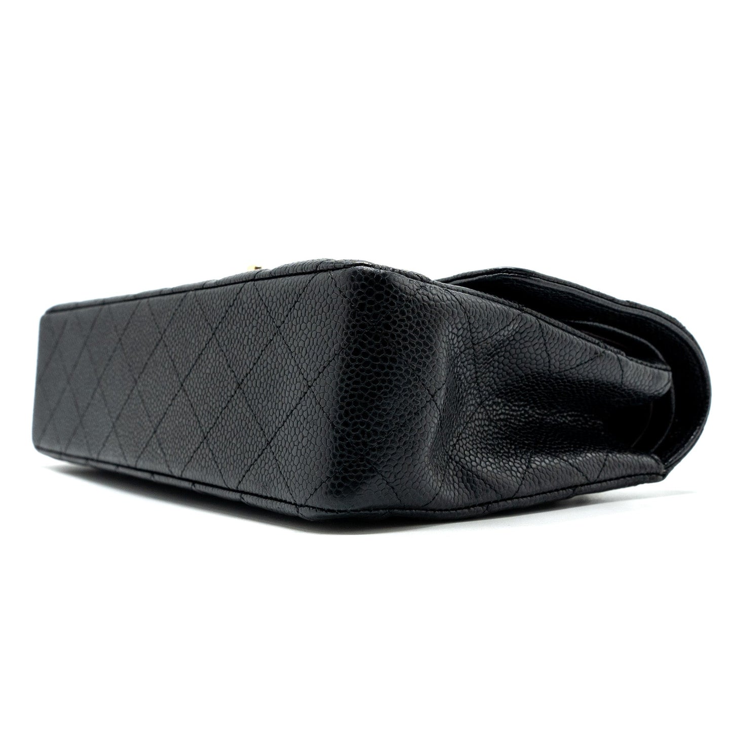 Chanel Medium classic double flap bag caviar black ghw