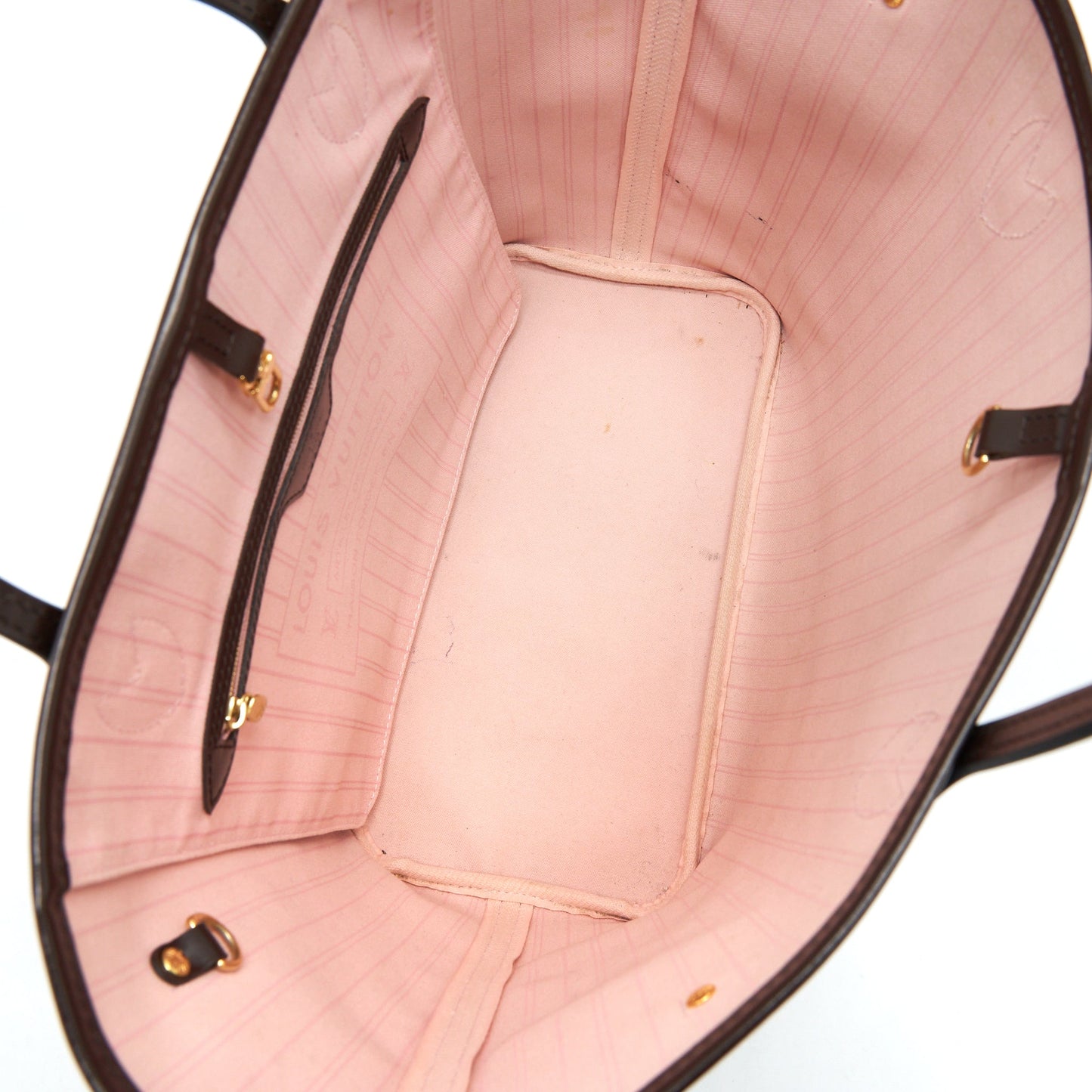 Louis Vuitton Neverfull MM Damier Ebene Canvas /Rose Ballerine