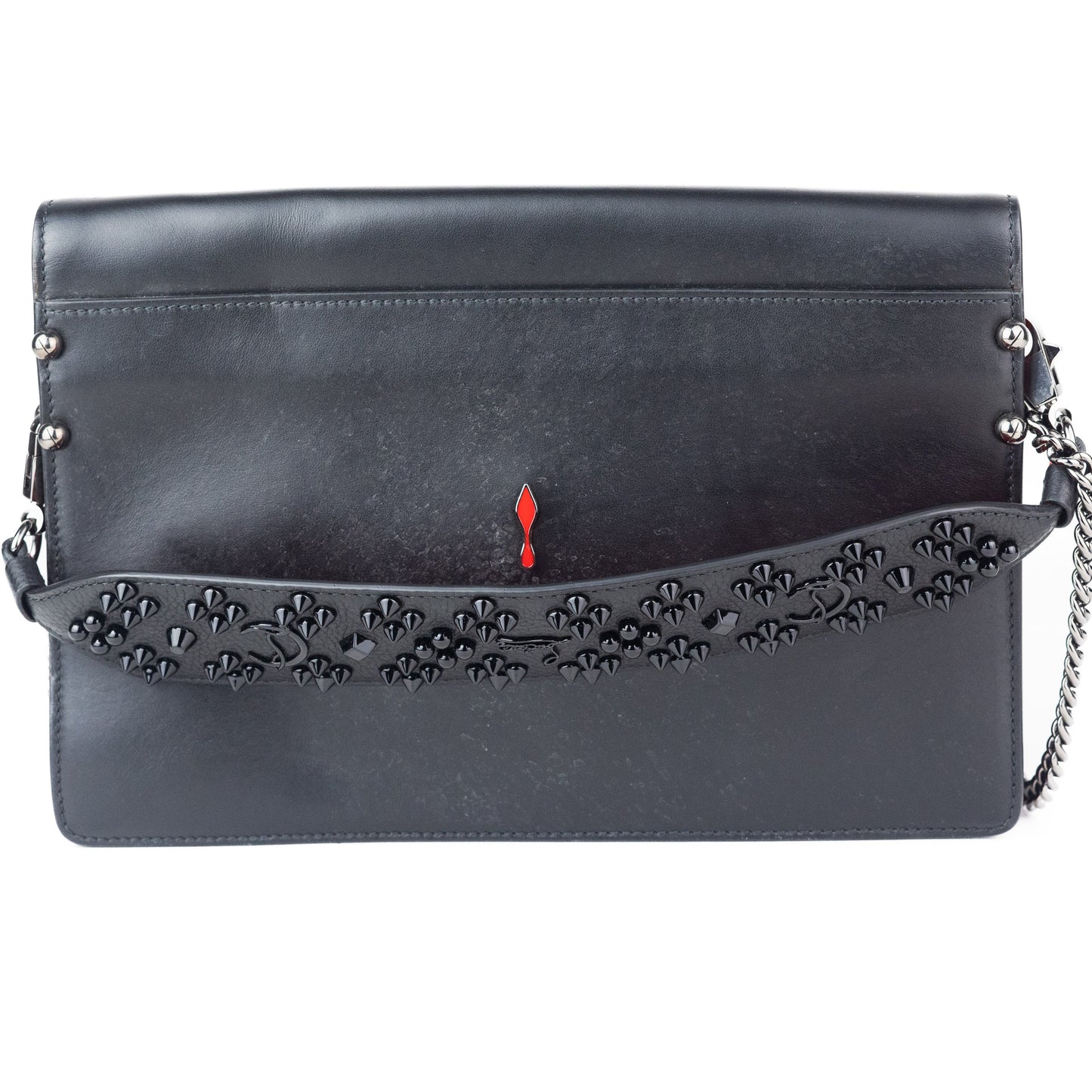 Christian Louboutin Studded Strap Clutch