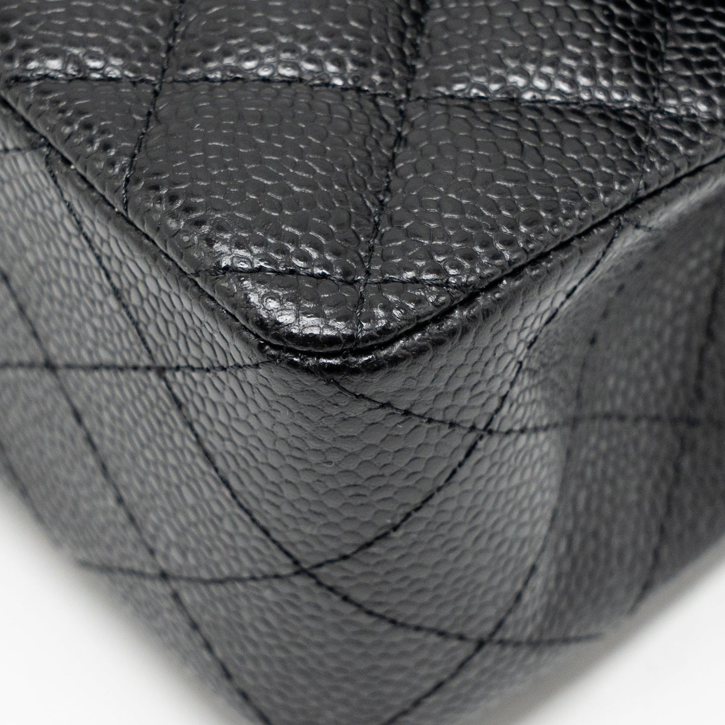 Chanel Small Classic Double flap bag caviar black GHW (microchip)