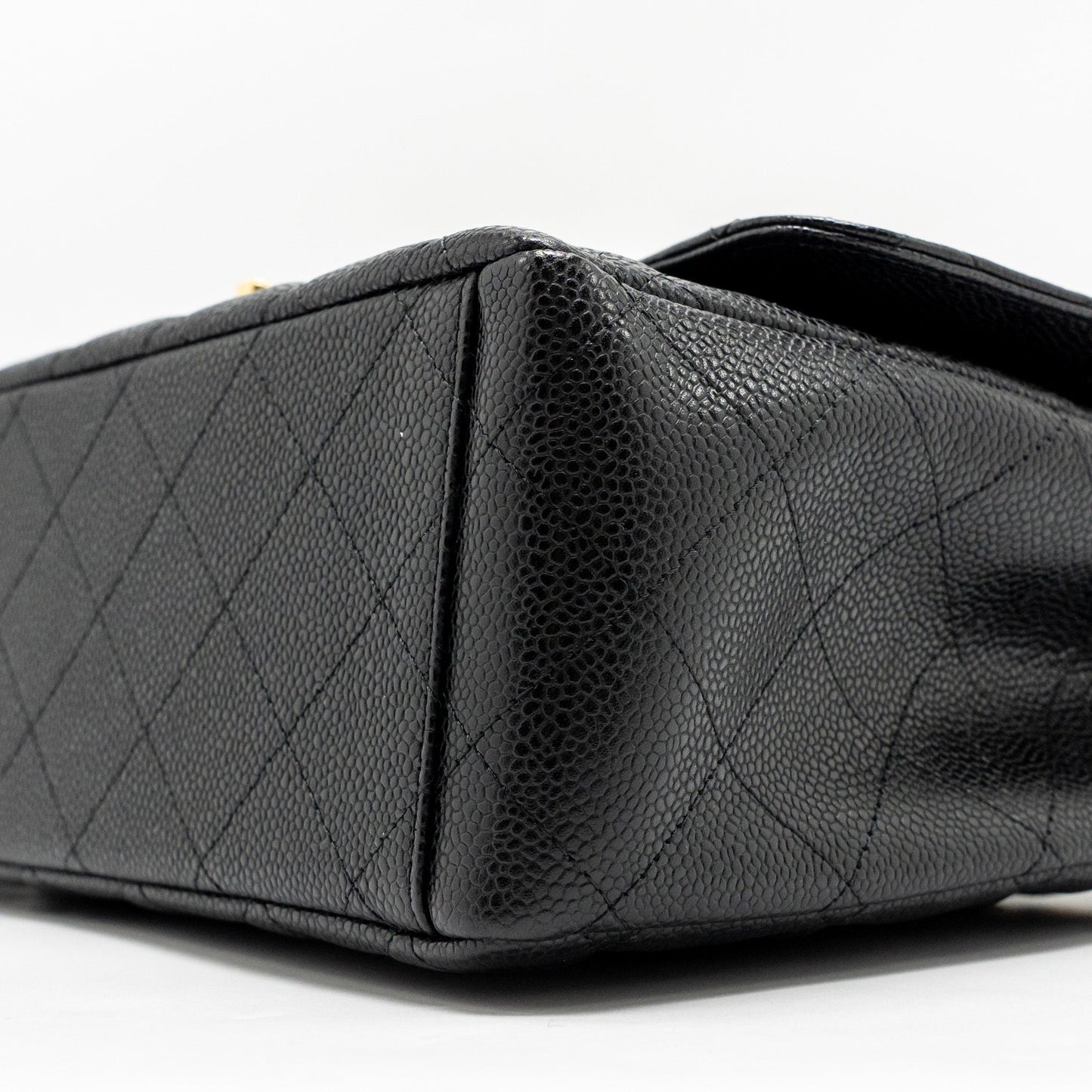 Chanel Maxi Classic Double Flap Bag Caviar Black GHW
