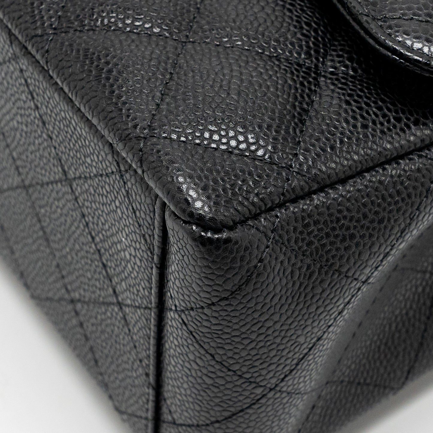 Chanel Maxi Classic Double Flap Bag Caviar Black GHW