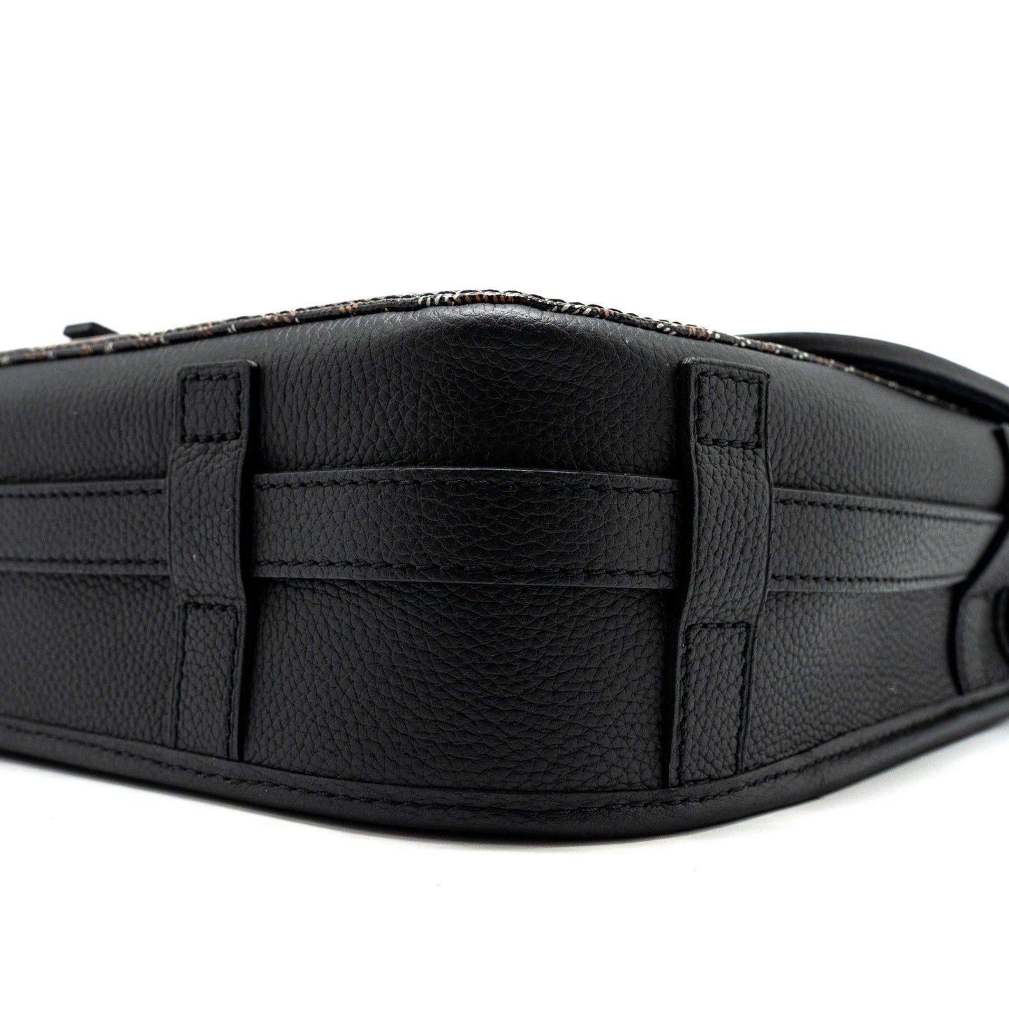 Goyard Belvedere MM Messenger Bag Goyardine Canvas/Calfskin Black SHW