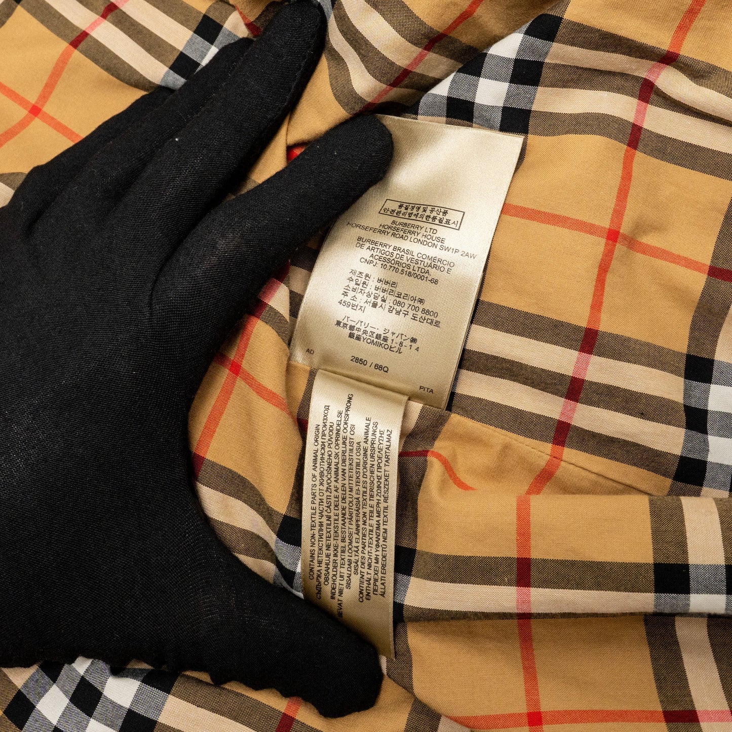 Burberry Size UK8 The Kensington Medium Coat Cotton Brown
