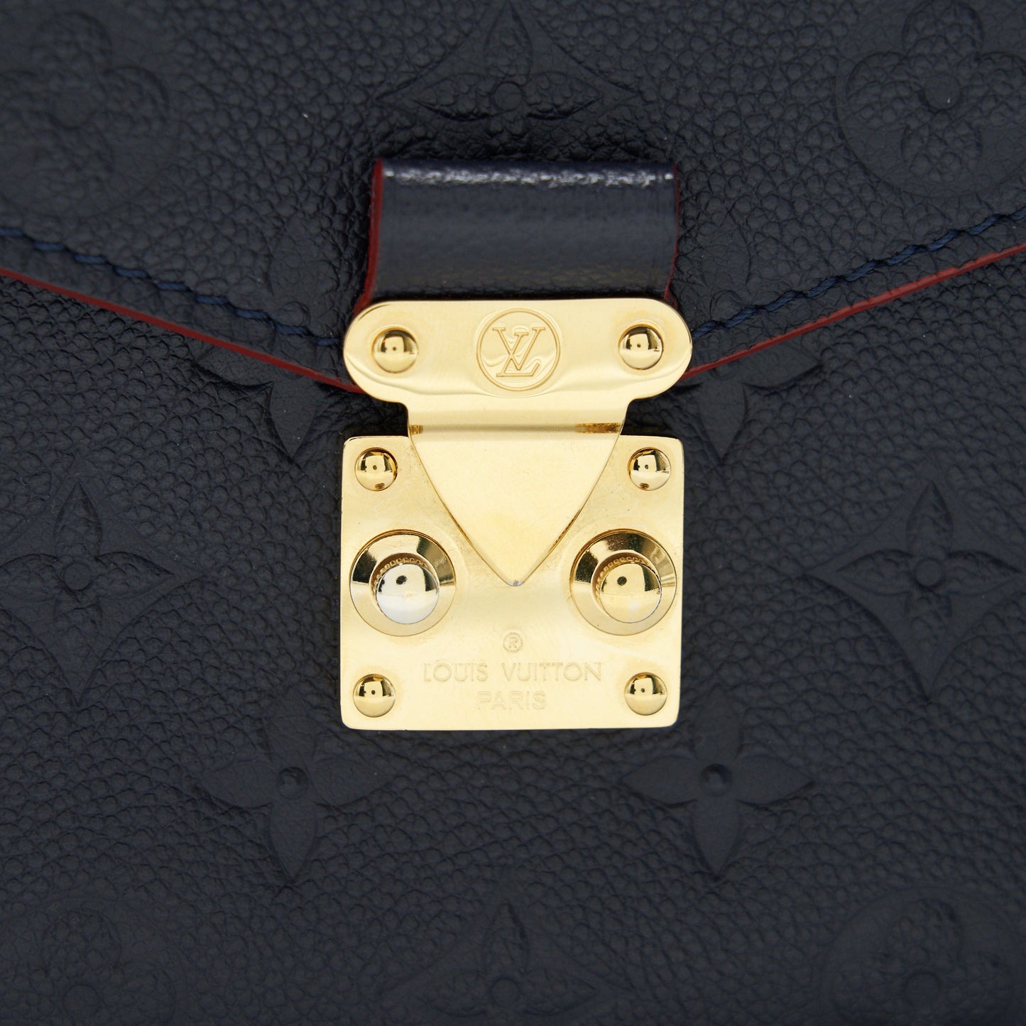 LOUIS VUITTON POCHETTE METIS MARINE ROUGE MONOGRAM EMPREINTE LEATHER