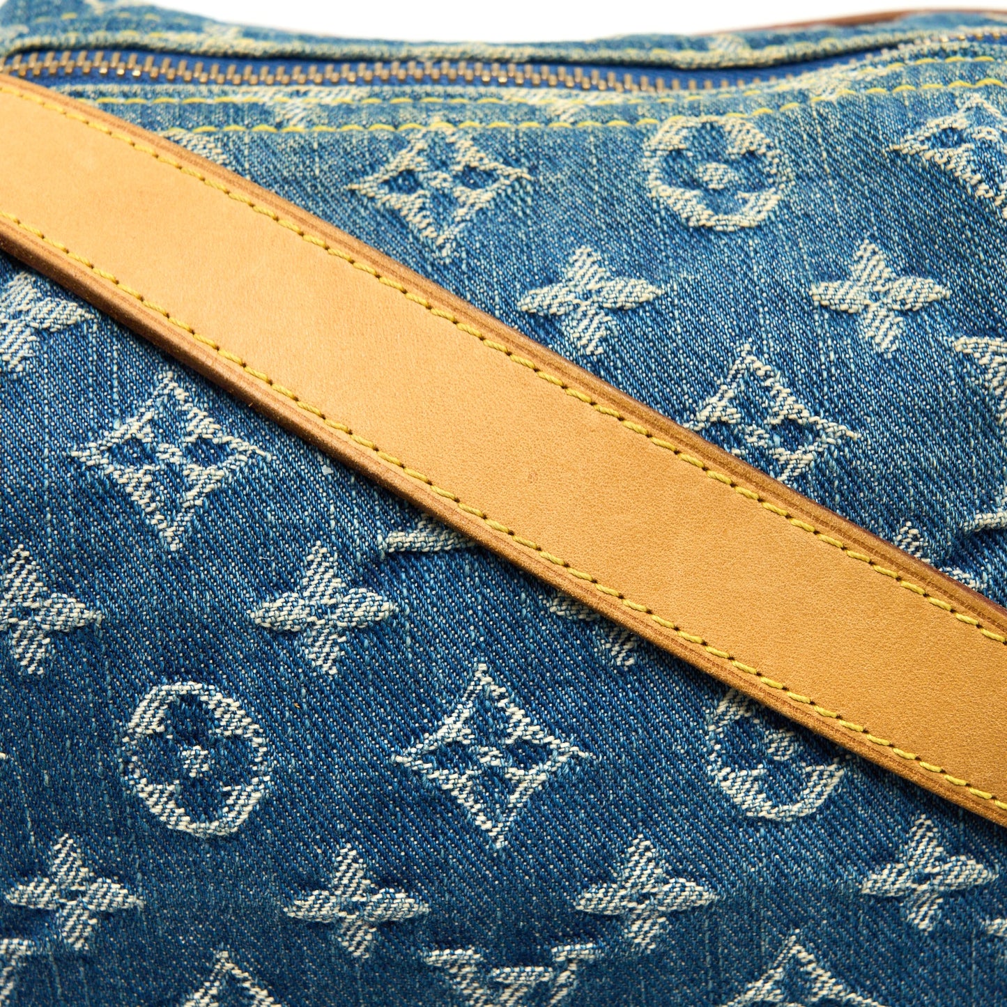 Louis Vuitton Vintage Baggy Bag Monogram Denim GHW