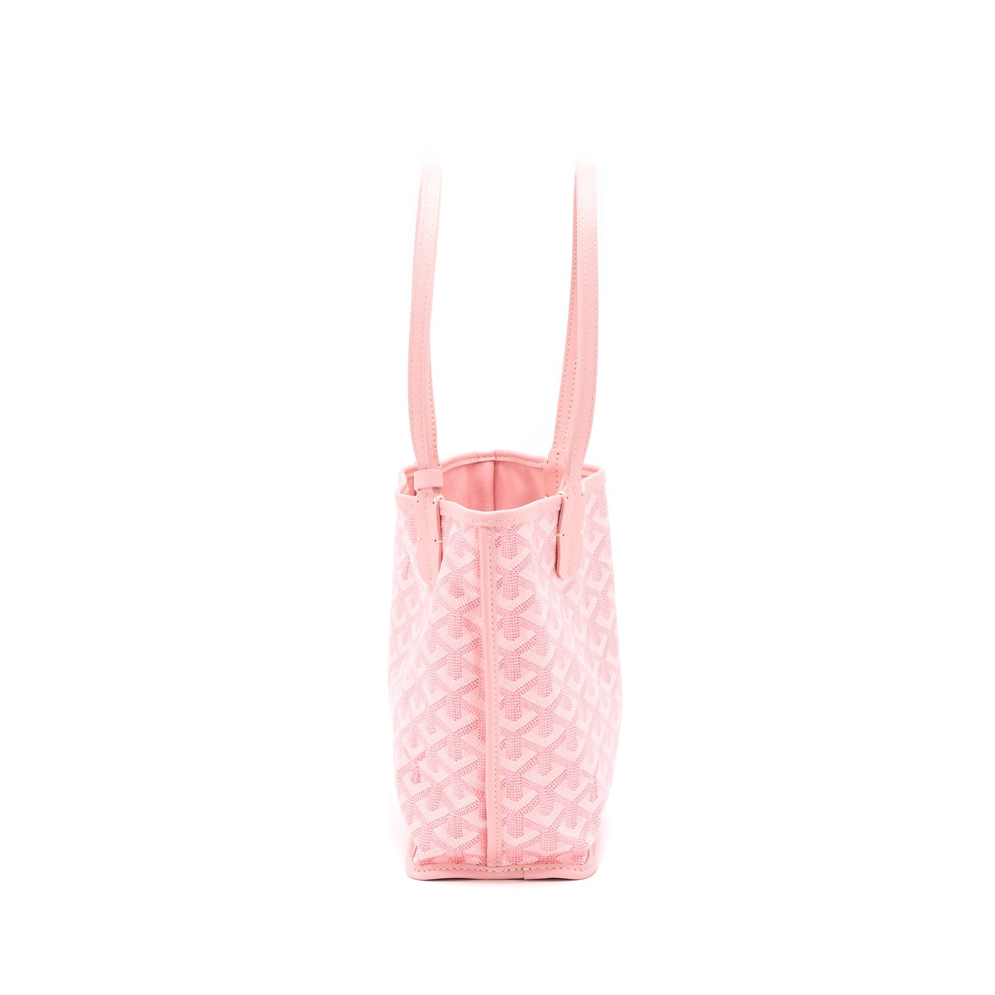 Goyard Limited Edition Anjou Mini Bag Canvas/Calfskin Pink SHW