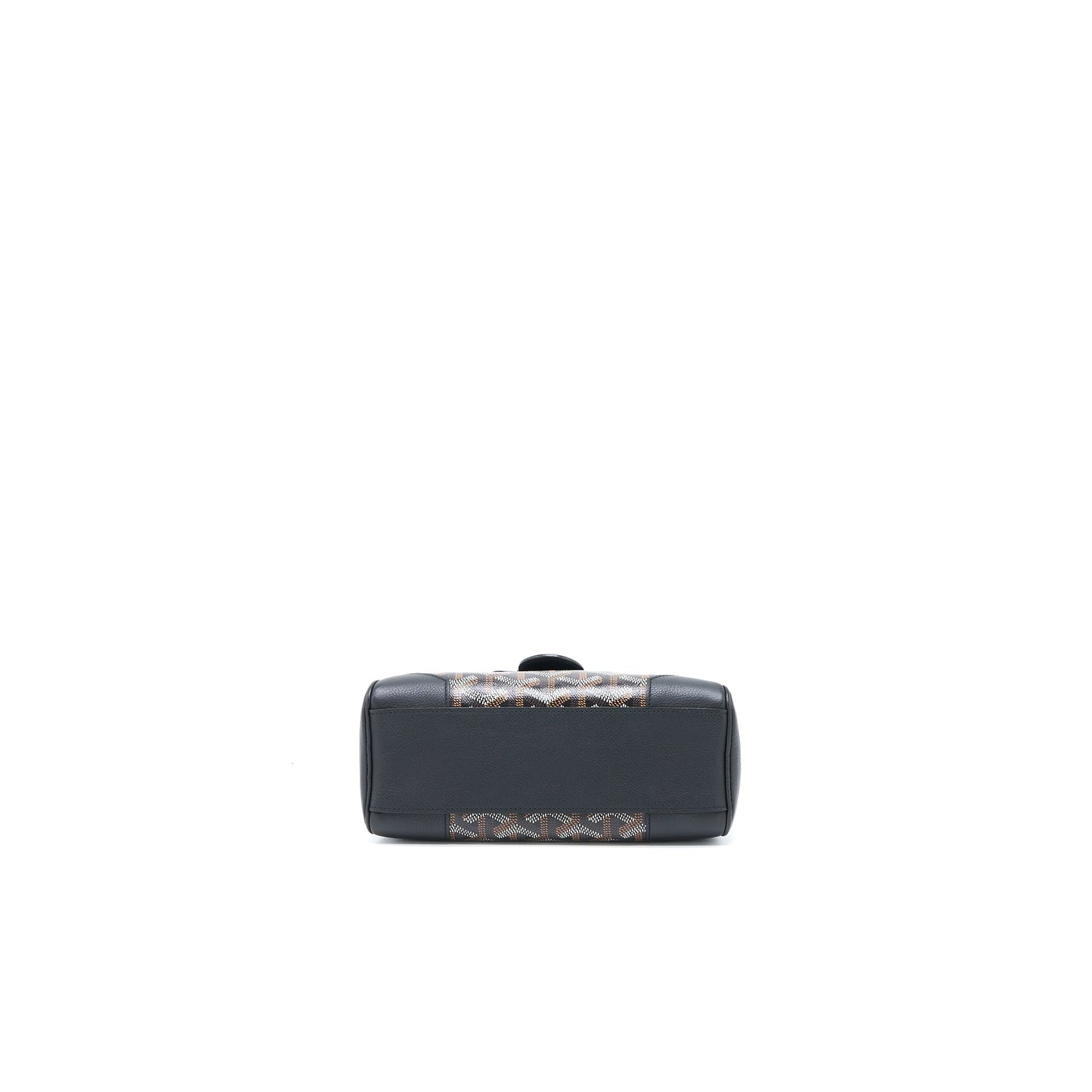 Goyard Mini Saigon Souple Bag Canvas/Calfskin Black SHW
