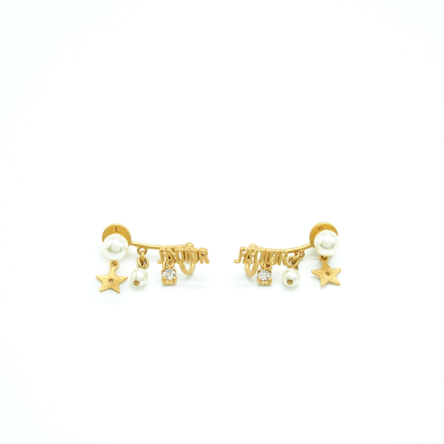 Luxury Dior J'aLuxury Dior And Mini Pearl Earrings