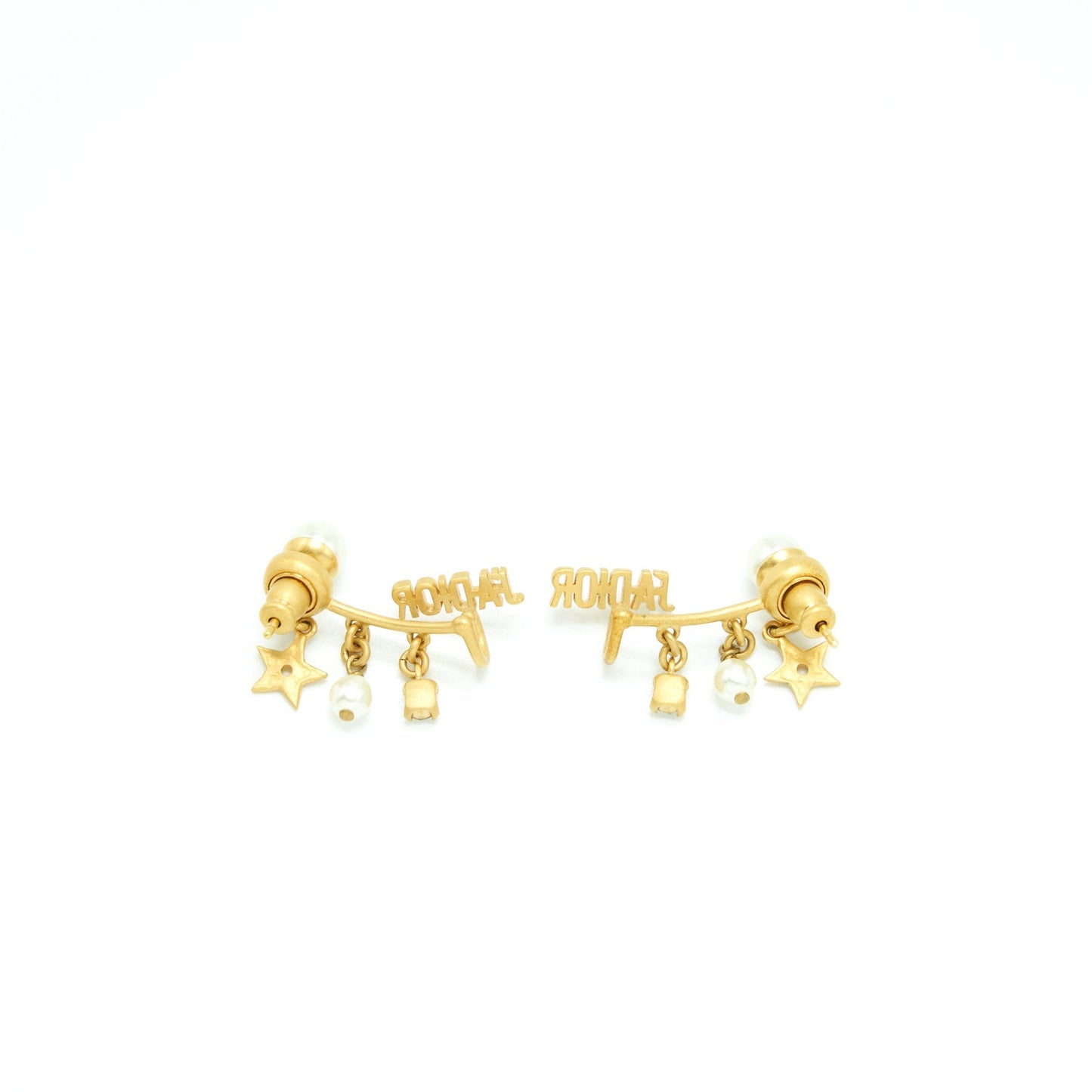 Luxury Dior J'aLuxury Dior And Mini Pearl Earrings
