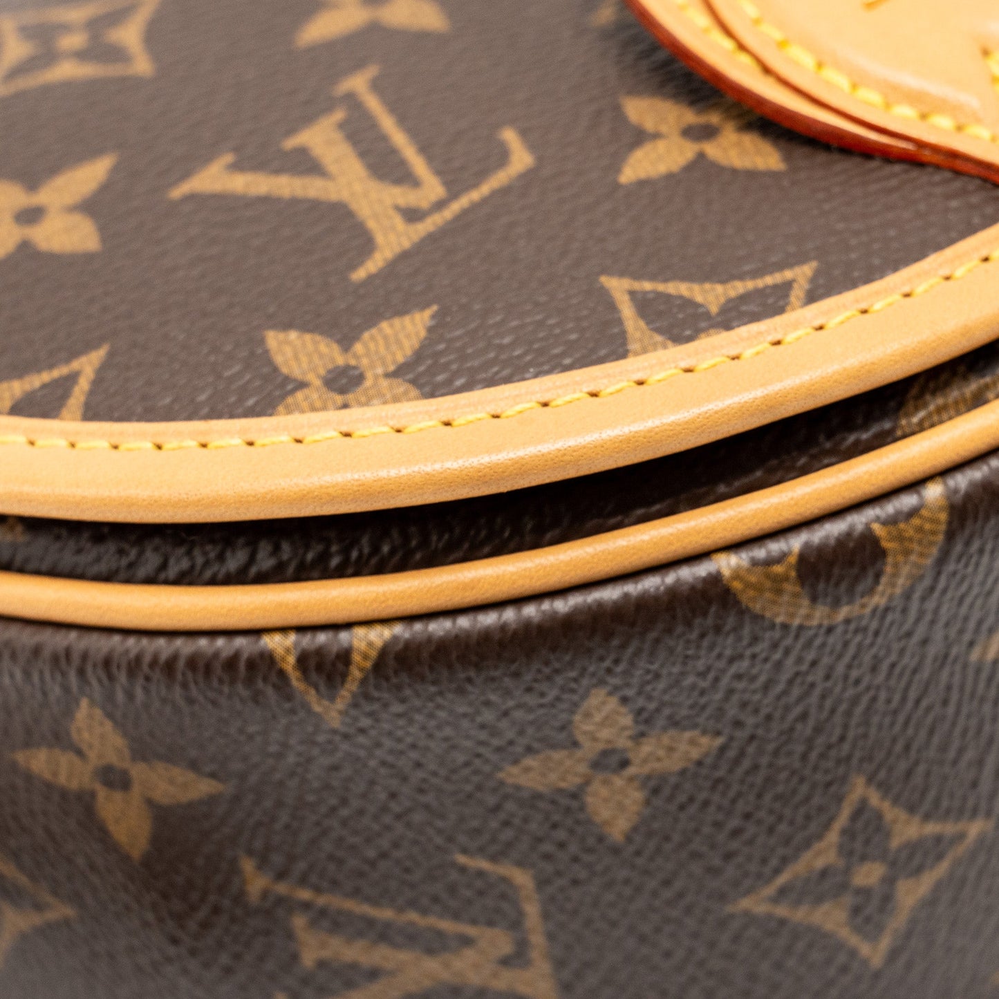 Louis Vuitton tambourin bag monogram canvas GHW