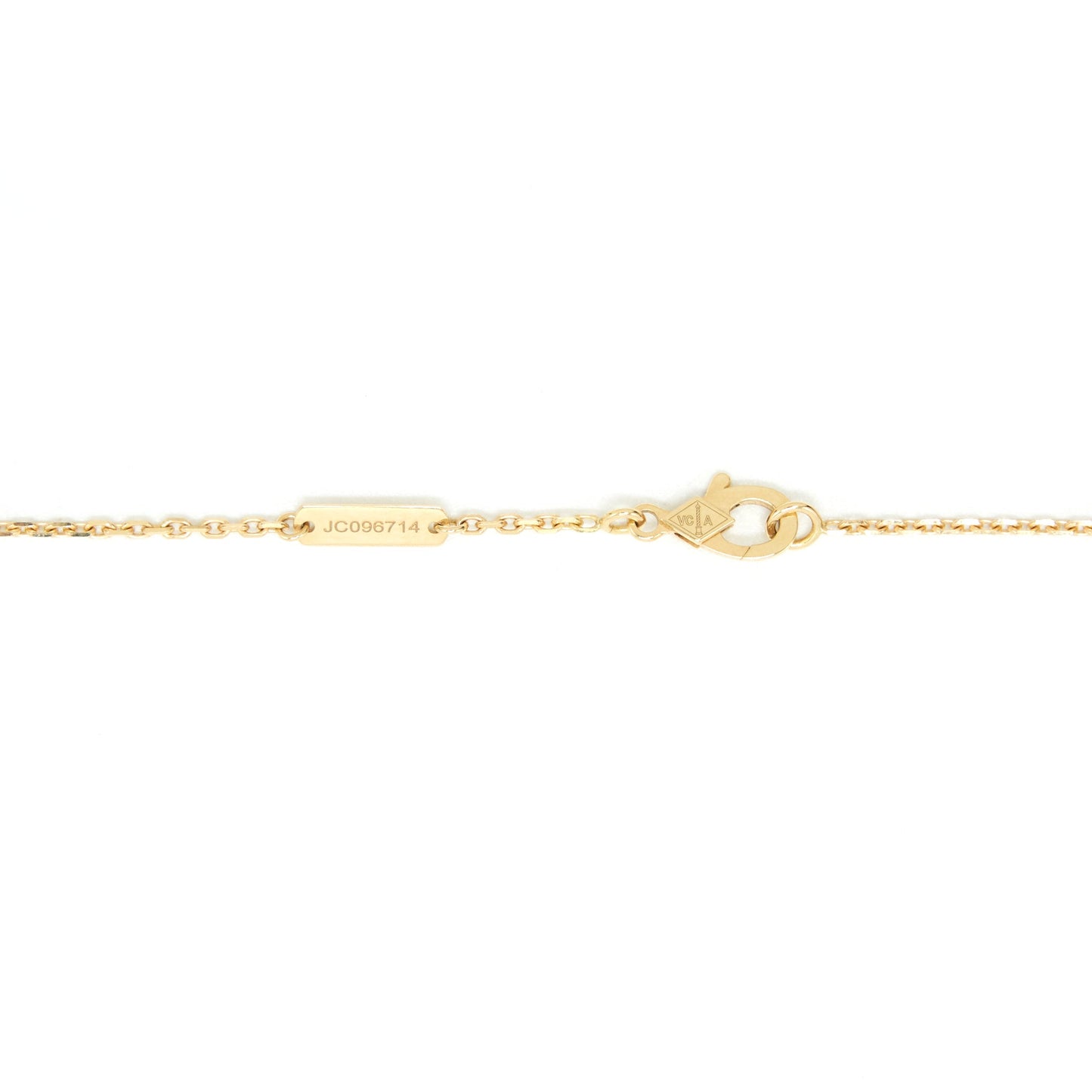 Van Cleef and Arpels Vintage Alhambra Pendant White mother of pearl with Yellow Gold
