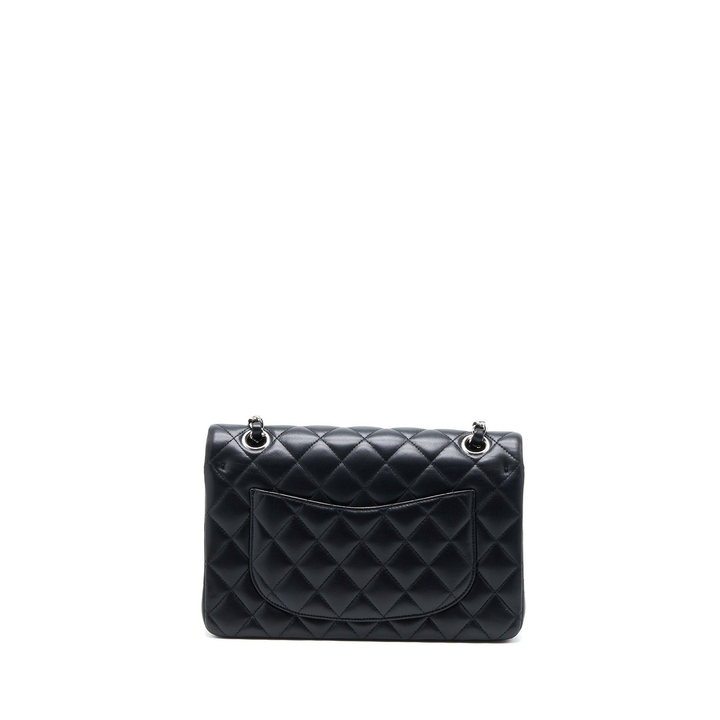 Chanel Small Classic Double Flap Bag Lambskin Black SHW
