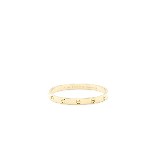Cartier size17 Love Bracelet Yellow Gold