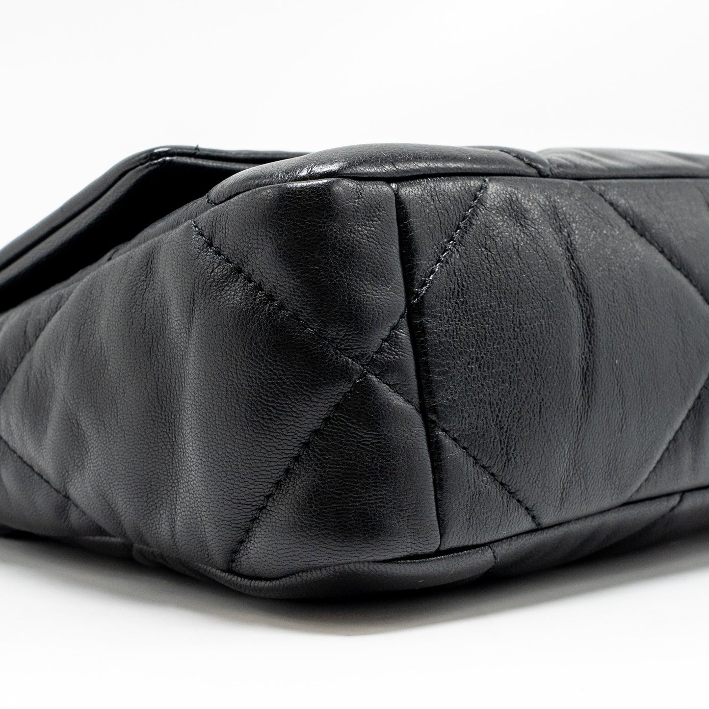 Chanel Small 19 Bag Goatskin Black Multicolour Hardware