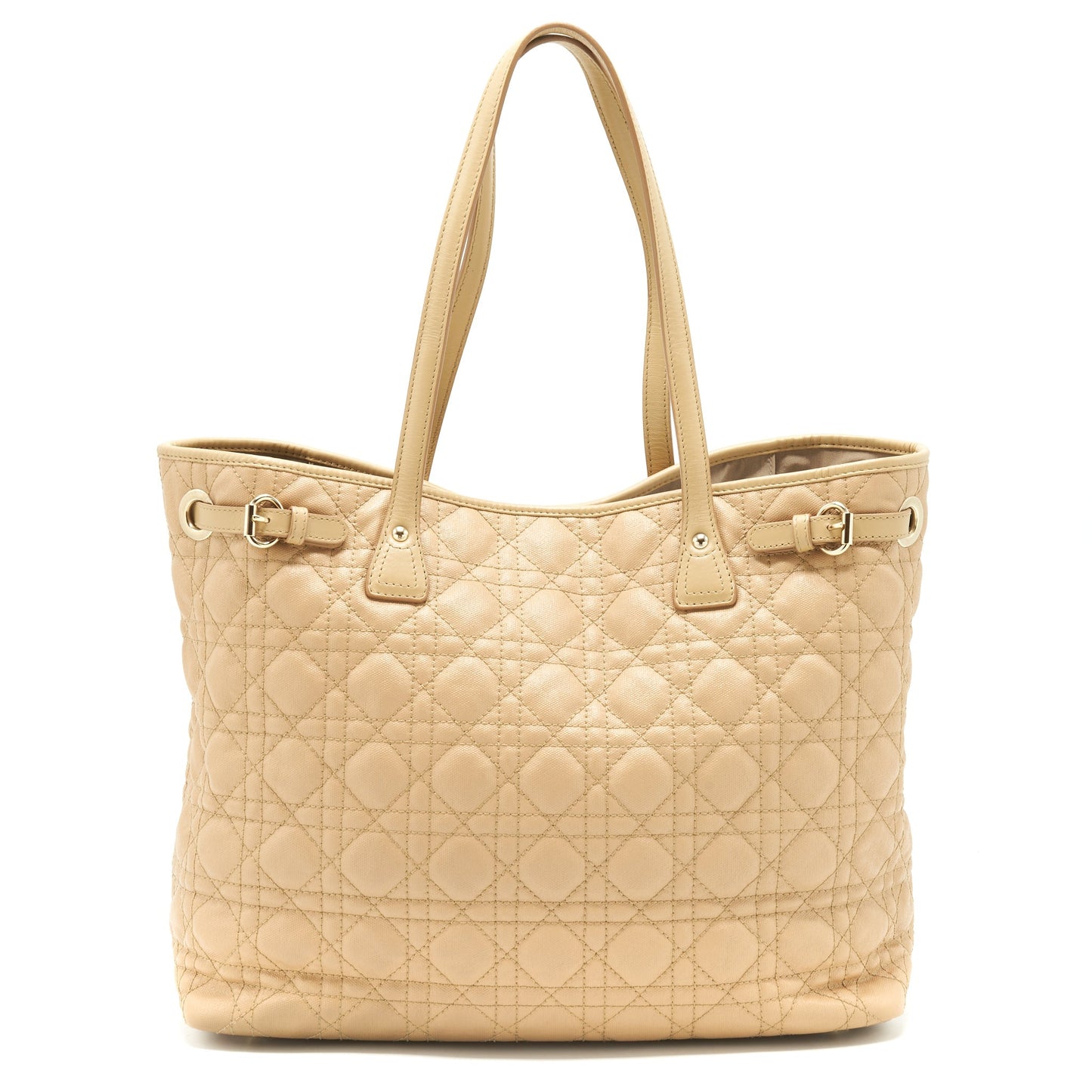 Luxury Dior Shopping Tote Bag beige GHW