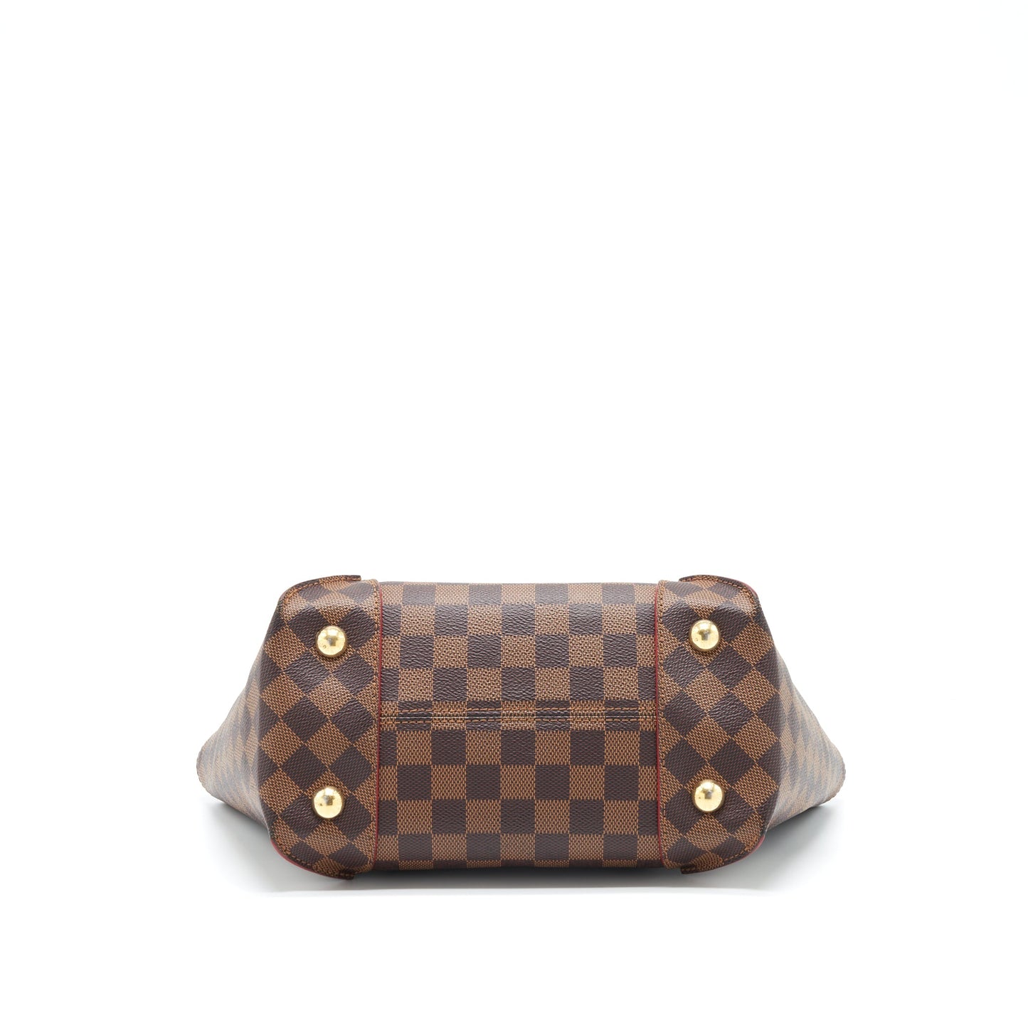 Louis Vuitton Top Handle Tote Bag With Strap Damier Ebene/Red GHW