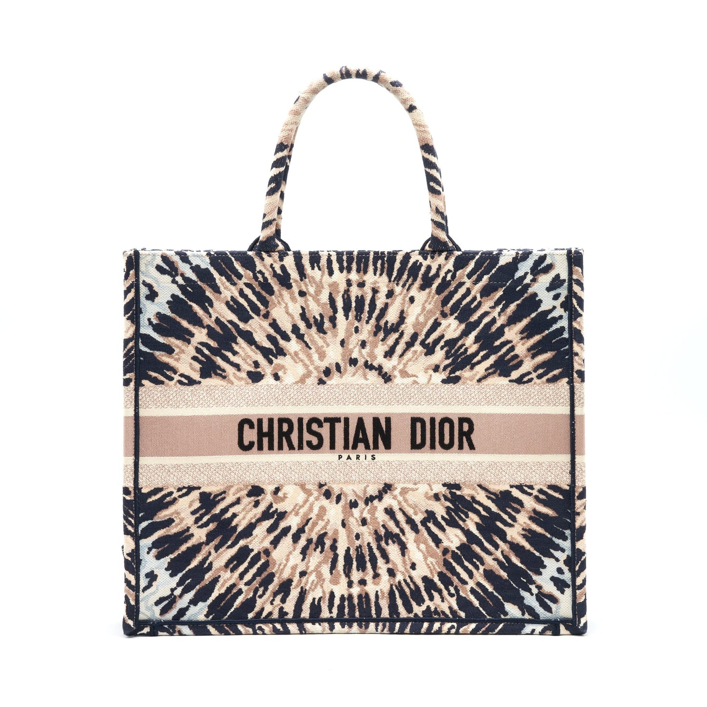Christian Luxury Dior Large Book Tote Multicolour Limited Edition