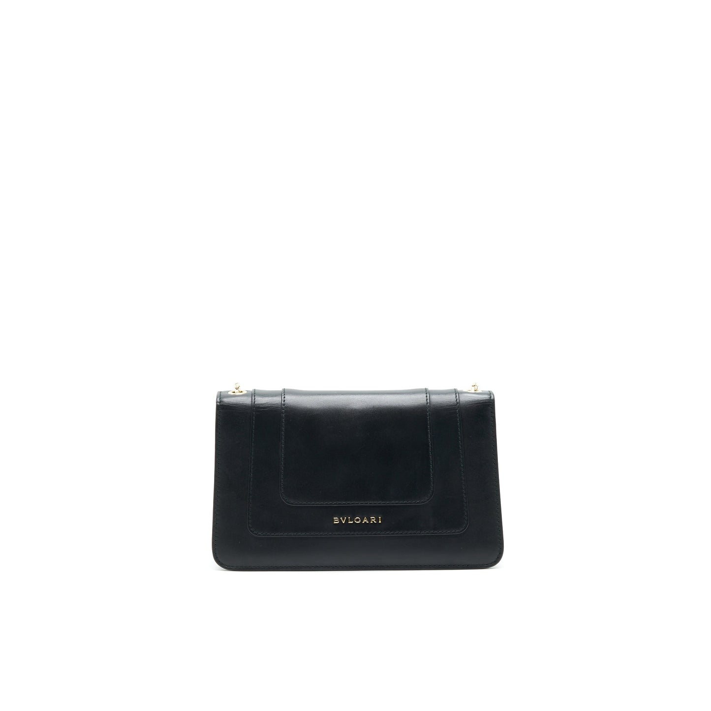 BVLGARI SERPENTI CHAIN BAG IN BLACK