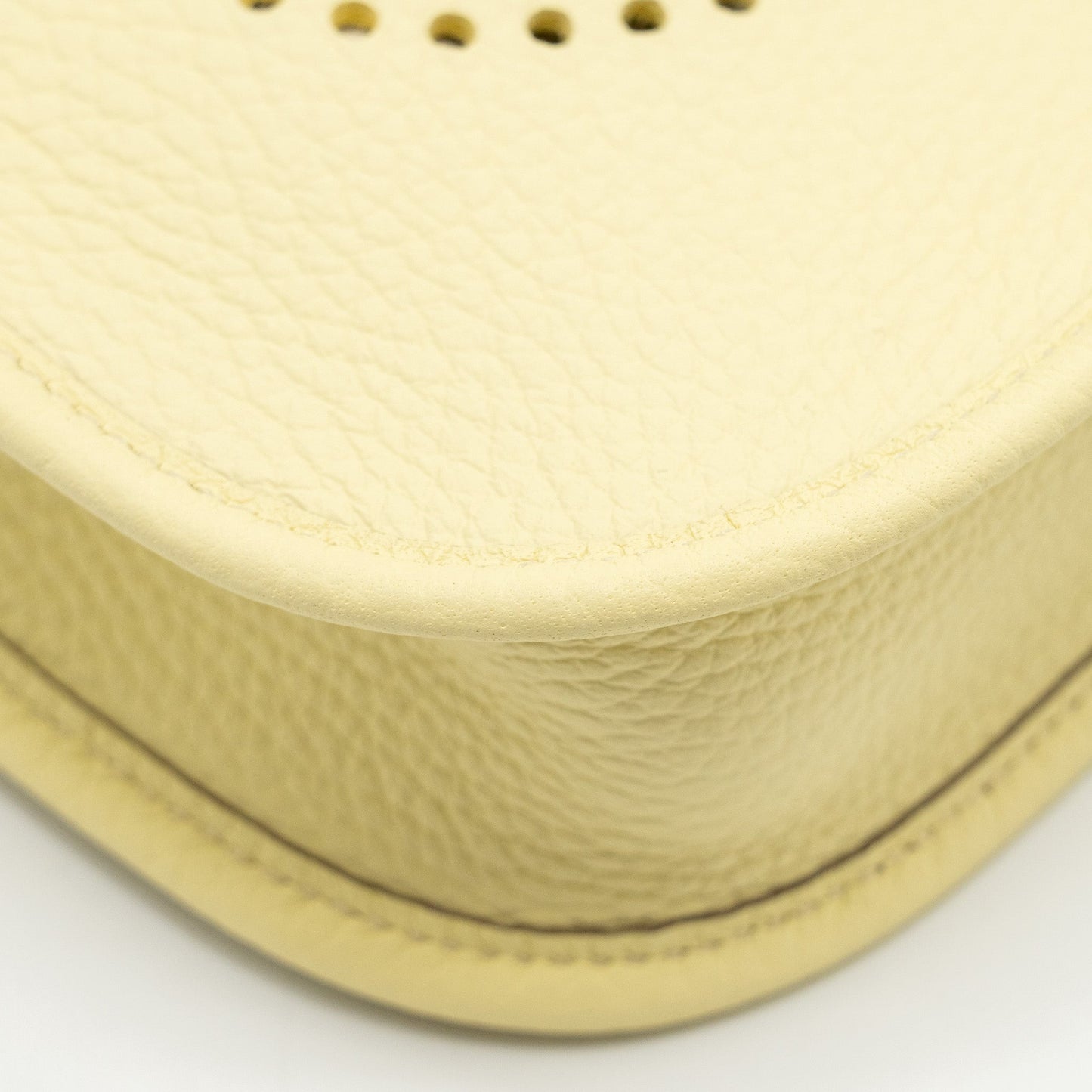 Herme Mini Evelyne Clemence Jaune Milton SHW Stamp W