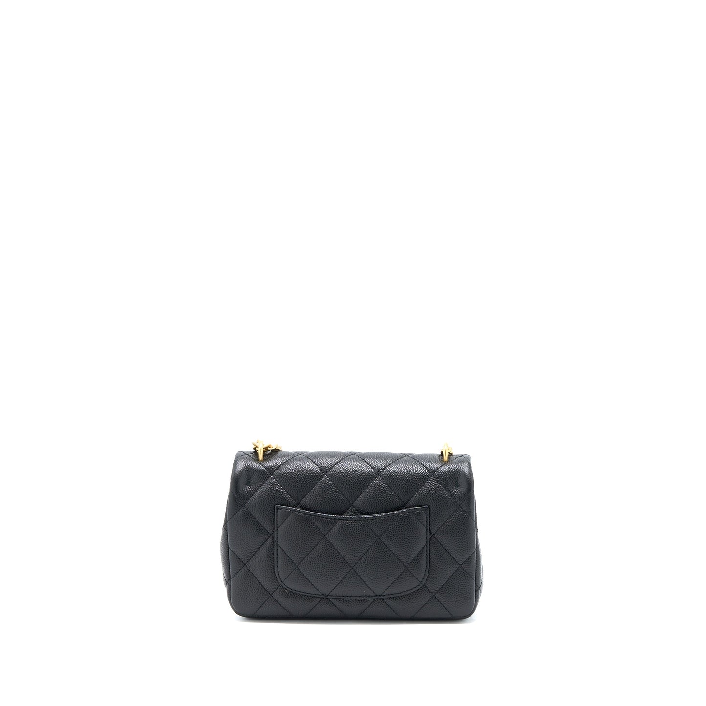 Chanel 23P Mini Coco Love Flap Bag Caviar Black GHW (Microchip)