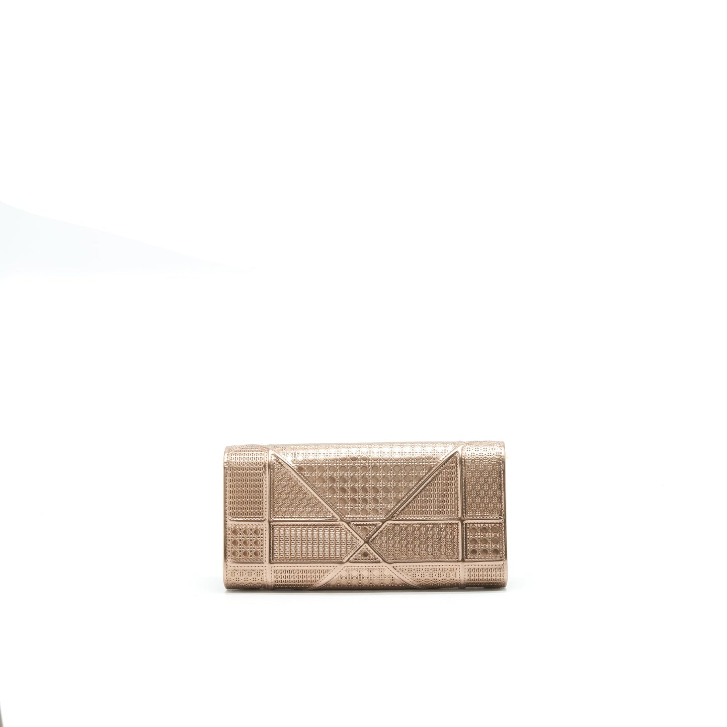 Luxury Dior Luxury Diorama metallic Pink Wallet with Chain