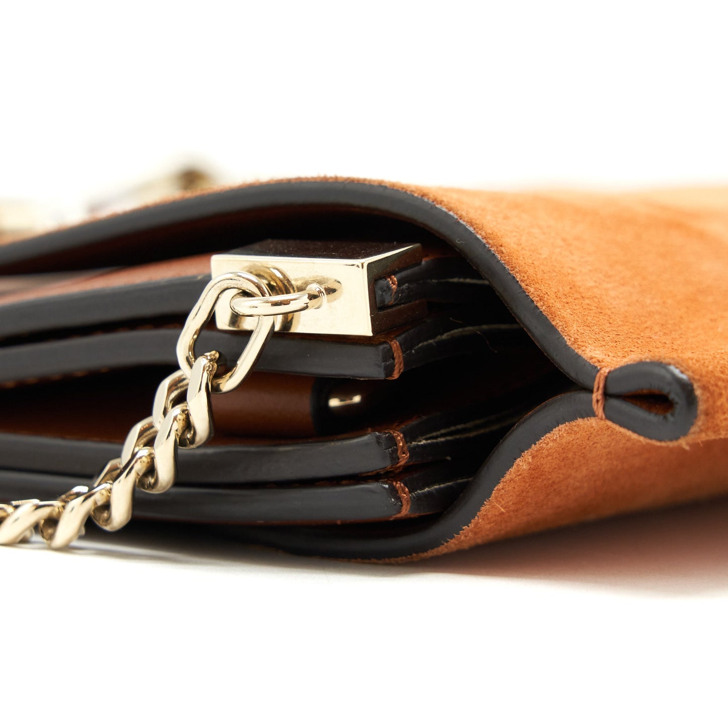 Chloe Faye Shoulder Bag Brown SHW