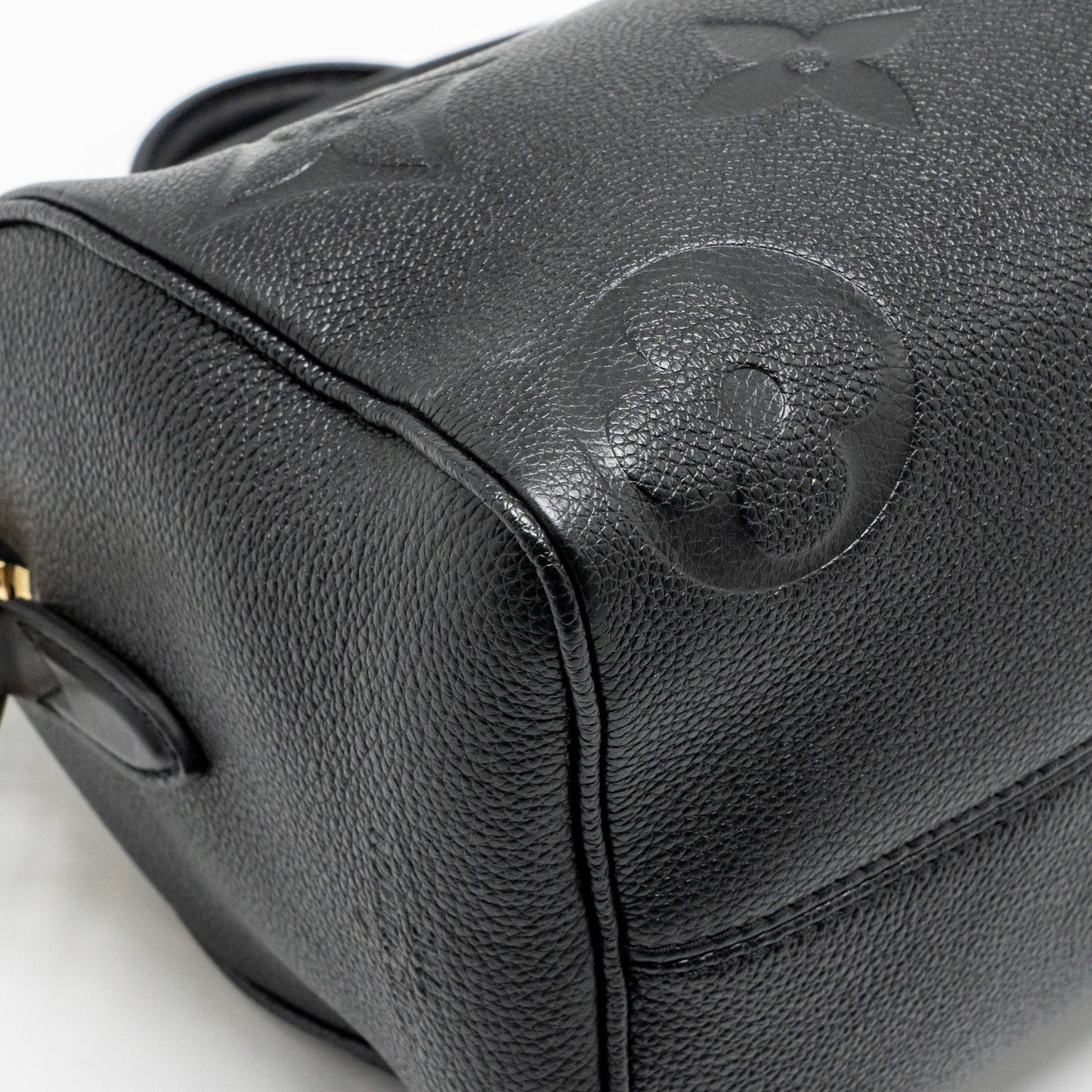 Louis Vuitton speedy Bandouliere 25 Monogram Empreinte Leather Black GHW